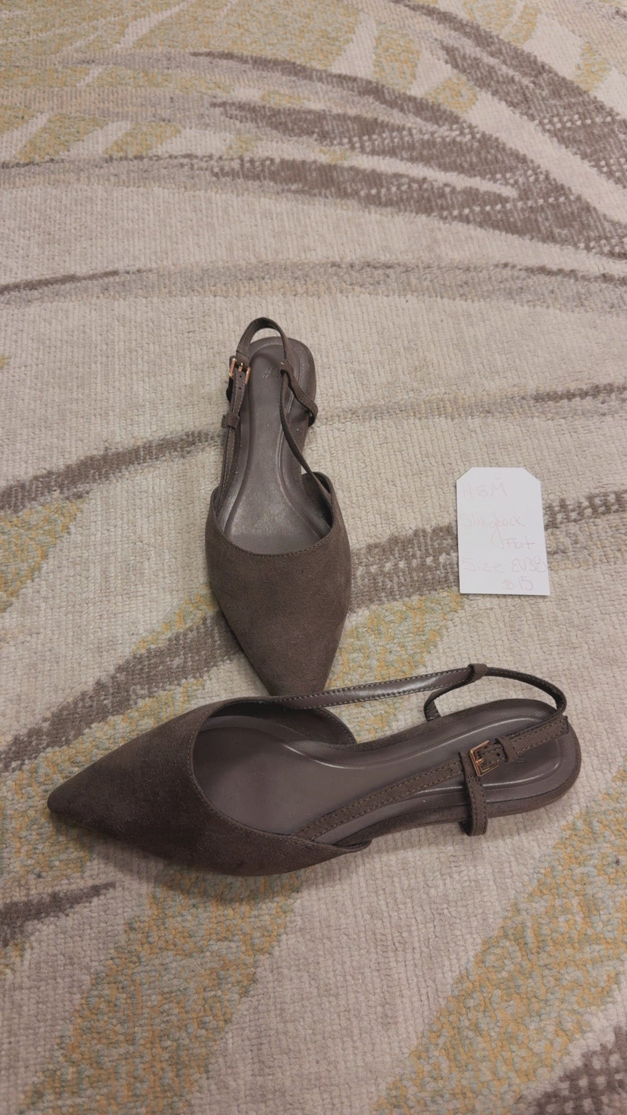 H&M NEW Slingback Flats Size EU38