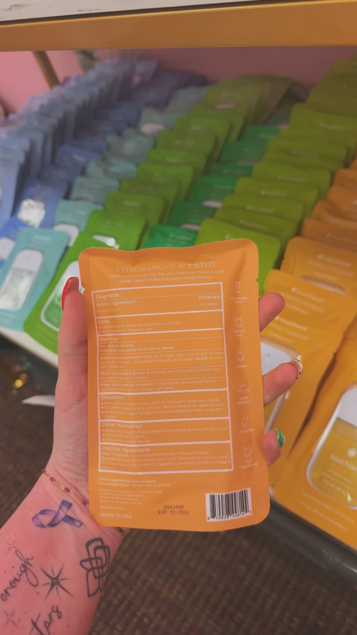 Touchland Hydrating Hand Sanitizer- Citrus Grove