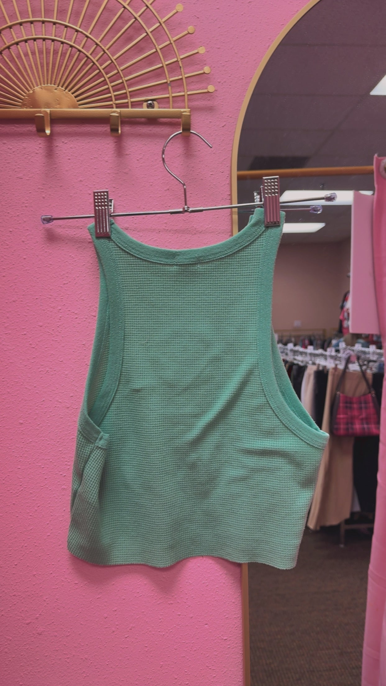 Garage Crop Tank Size Medium