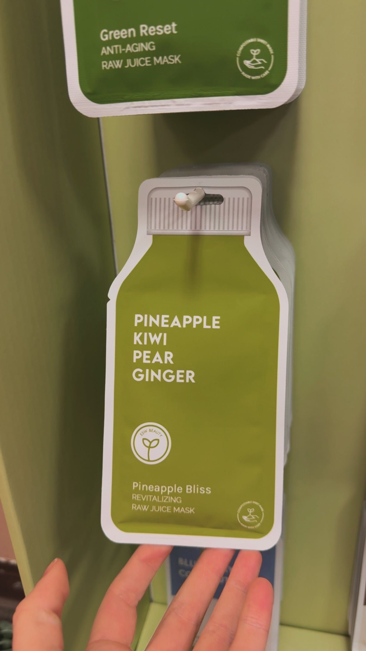 ESW Beauty Face Mask- Pineapple Kiwi Pear Ginger
