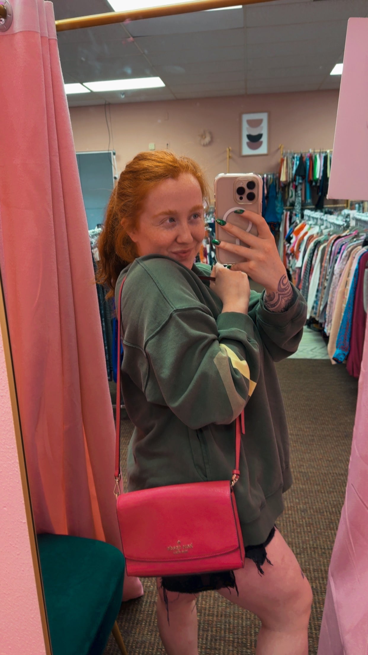 Kate Spade Hot Pink Crossbody - AS IS