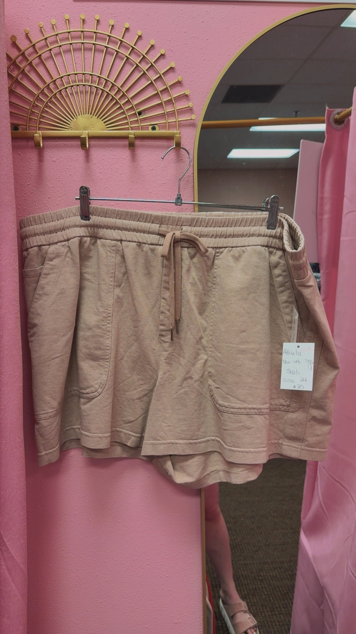 Athleta NEW WITH TAGS Farallon Heathered Short Size 24