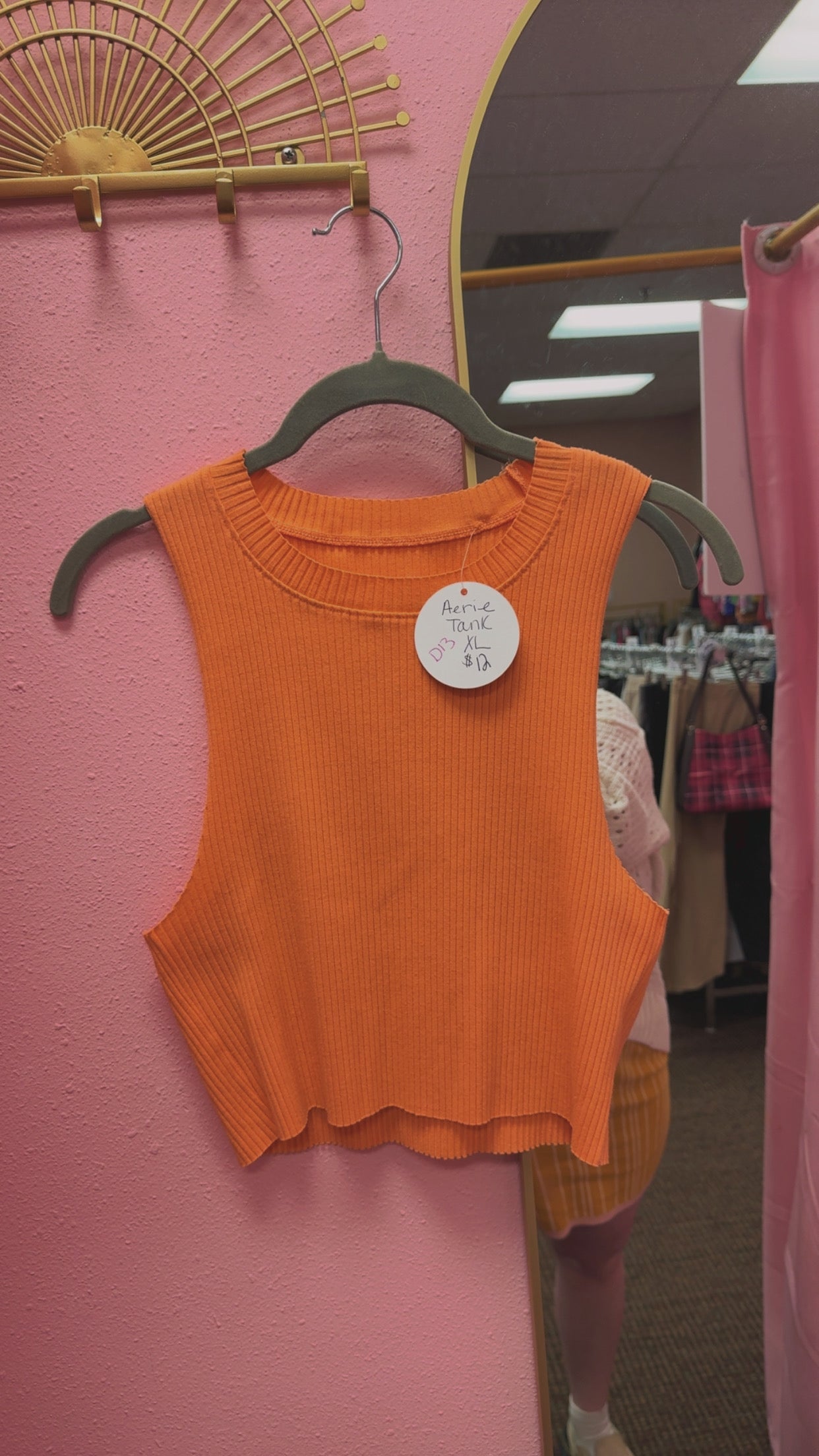 Aerie Ribbed Tank Size Large