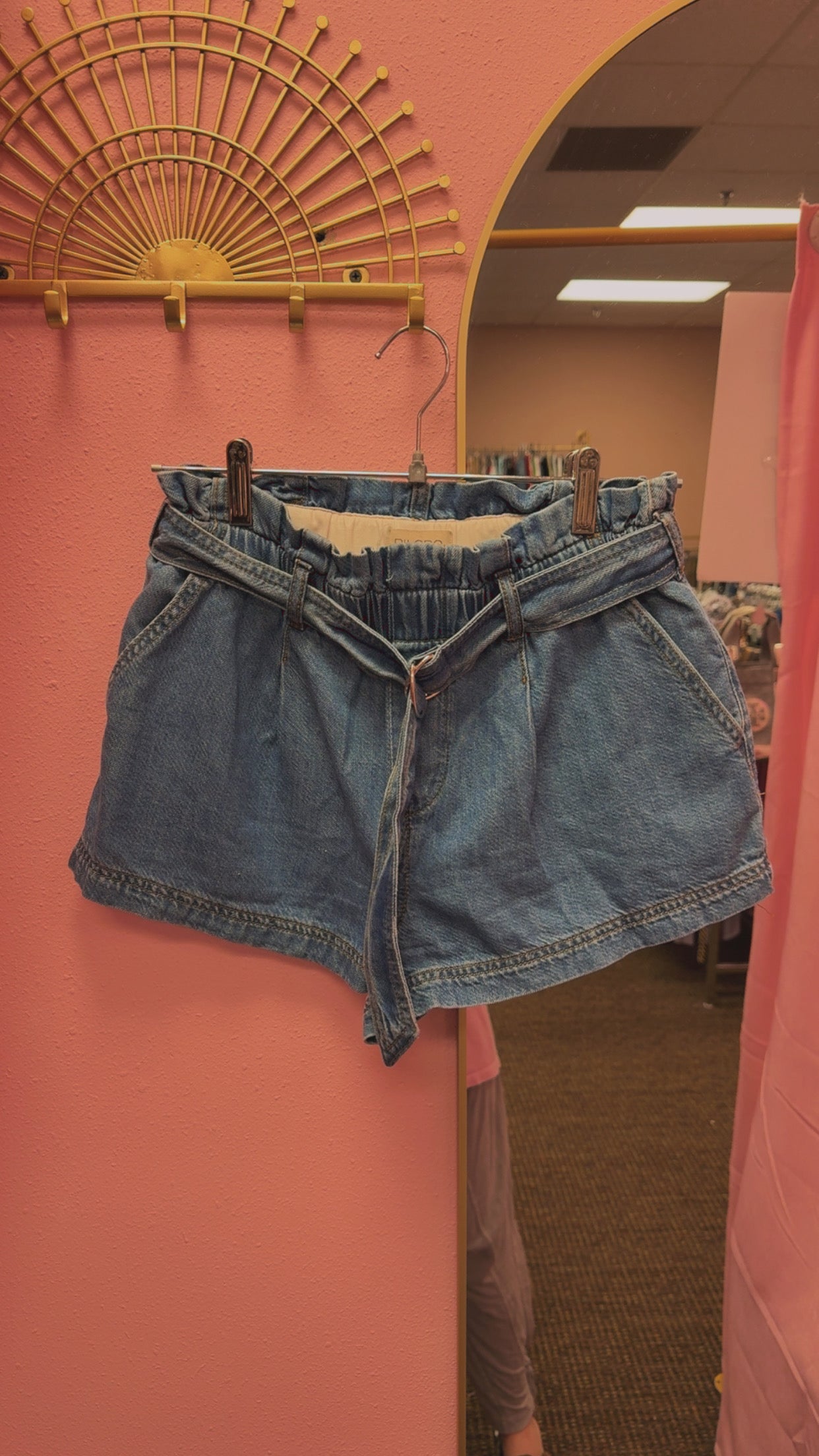 Anthropologie Pilcro & The Letterpress Paper Bag Waist Shorts Size XS