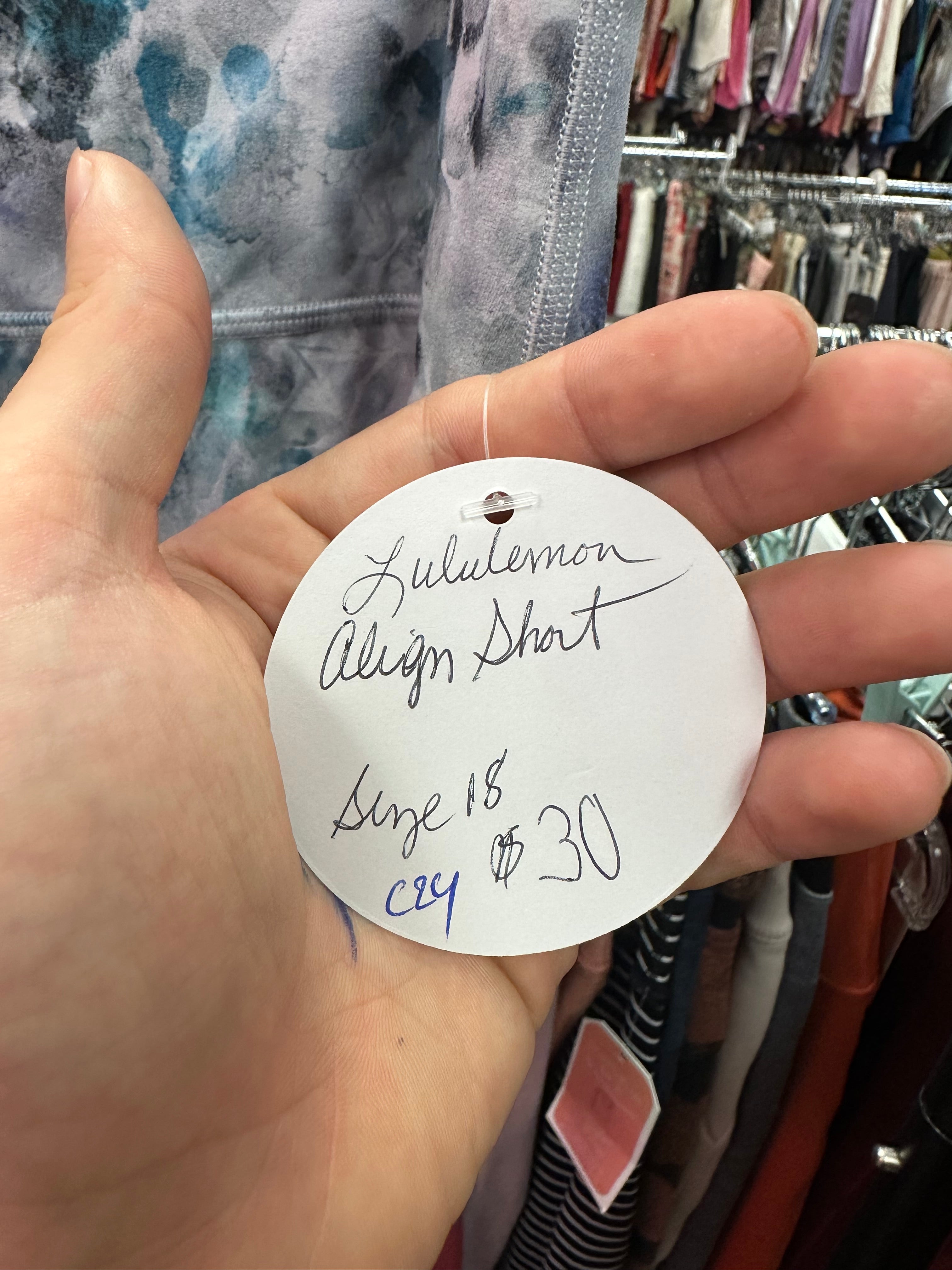 Lululemon Align Shorts Size 18