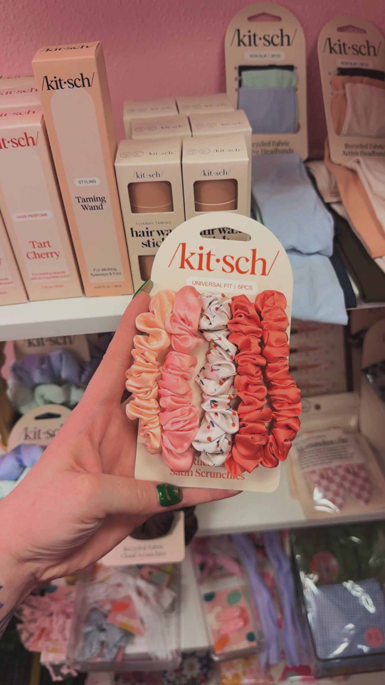 Kit•sch 5pk Cherry Scrunchies