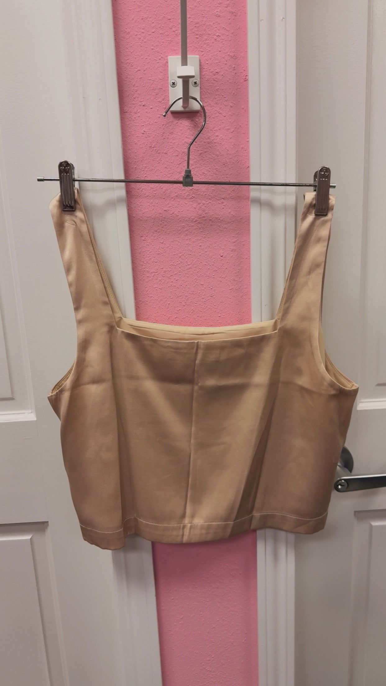 Abercrombie & Fitch Satin Tank Top Size Medium