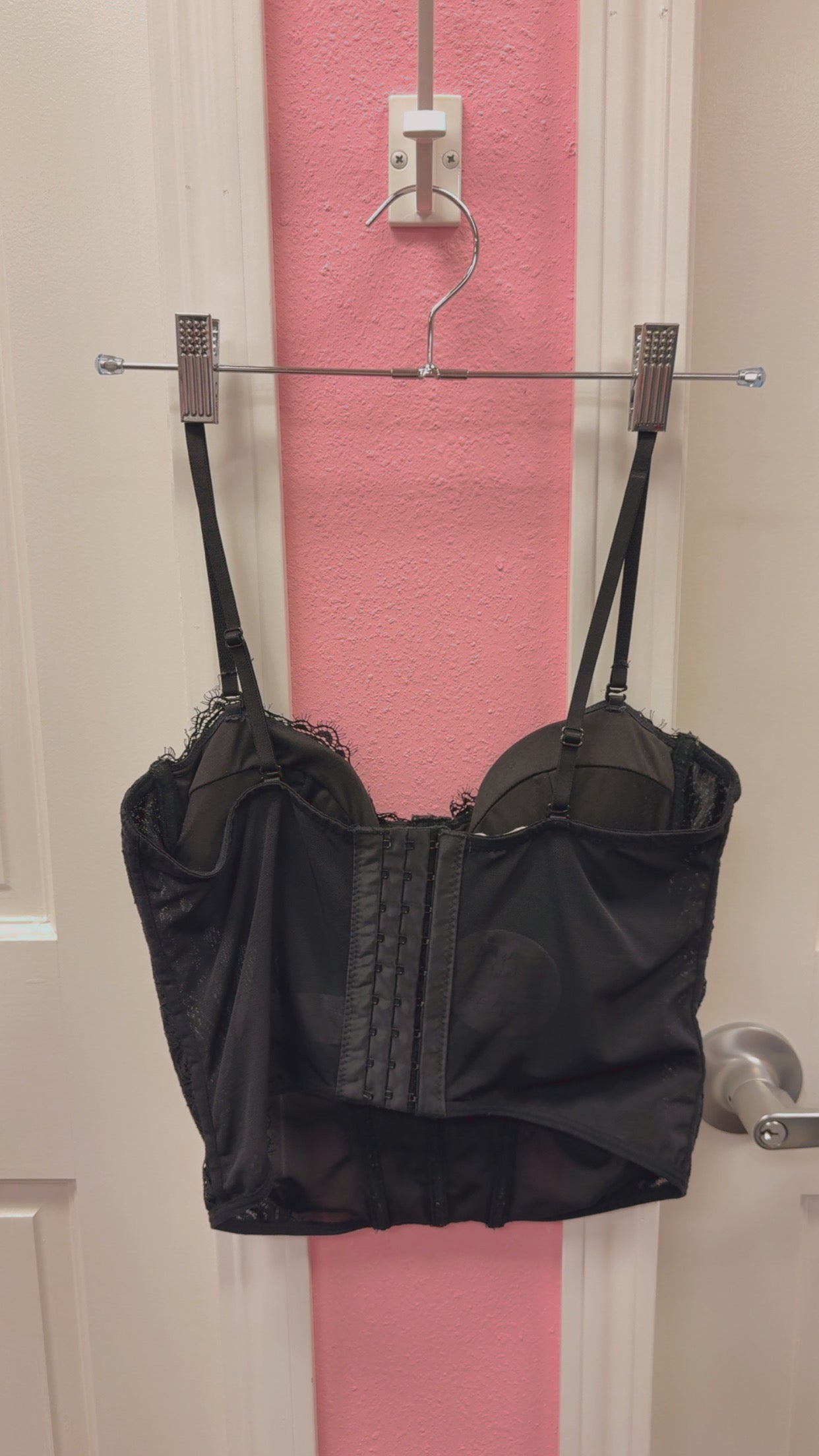 Garage Black Corset Top Size P/Small