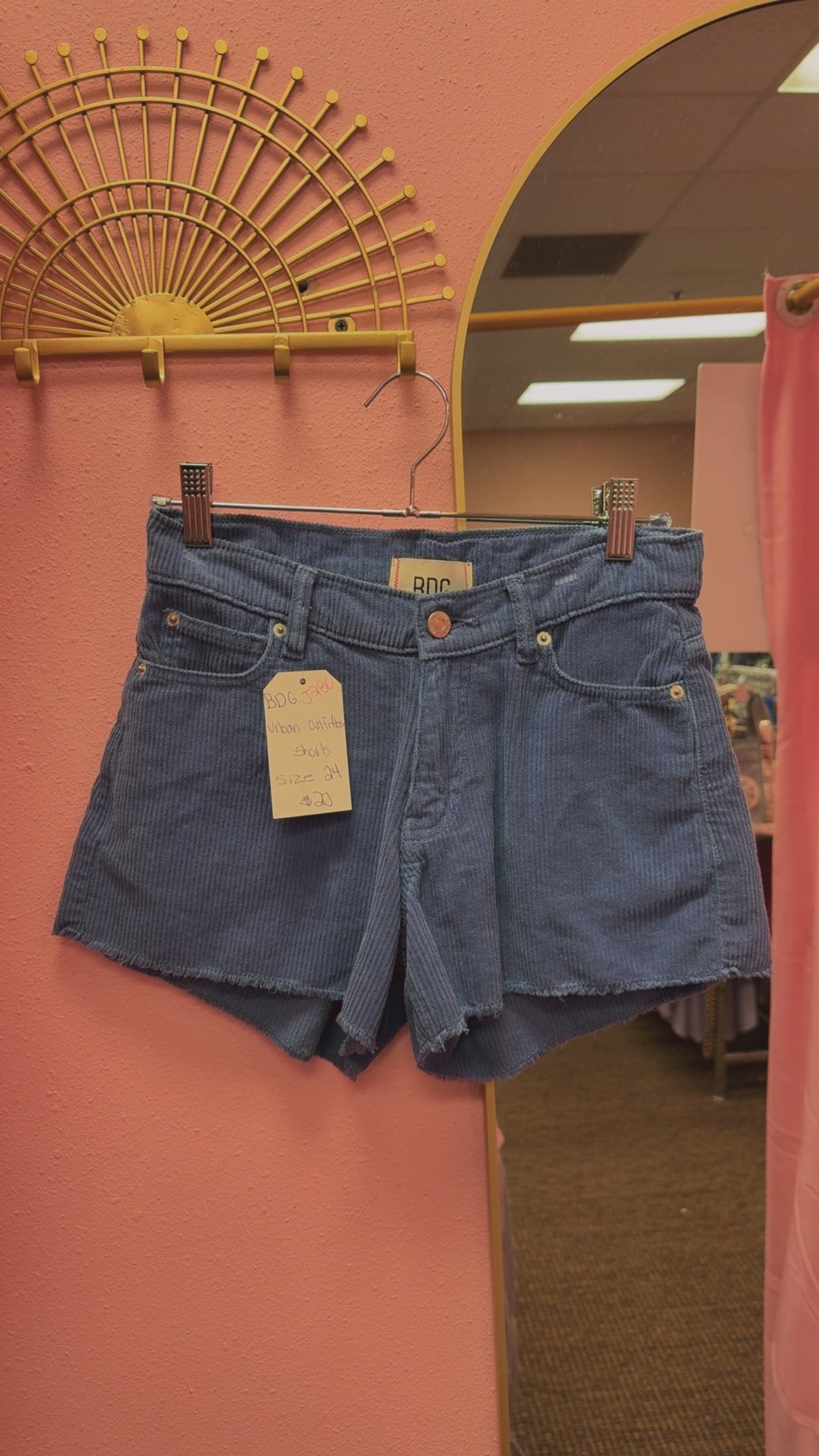 Urban Outfitters BDG Corduroy Shorts Size 24