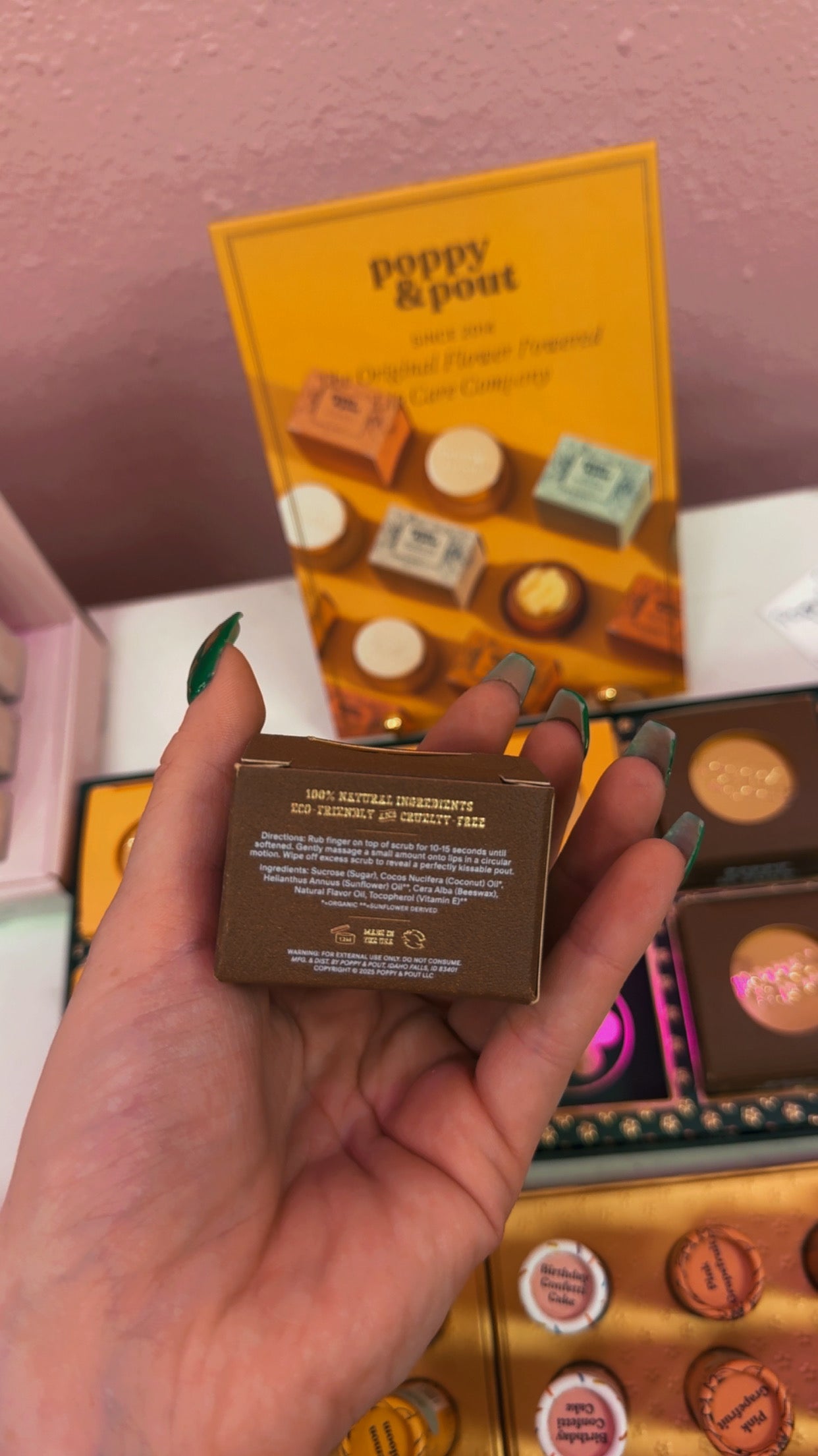 Poppy+Pout Brown Sugar Bourbon Exfoliating Lip Scrub