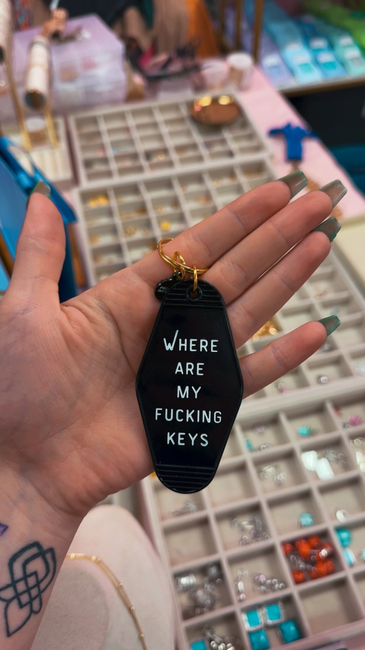 Perfectly Improper Motel Keychain- “Where are my F**cking Keys”