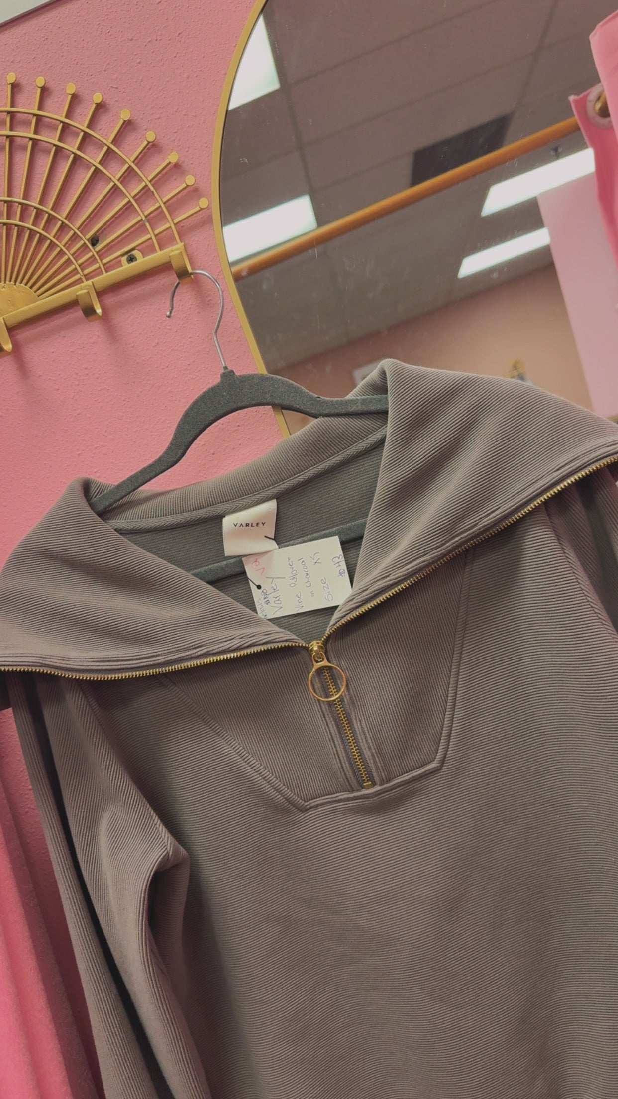 Varley “Vine” Women’s Pullover Size XS Retails $158