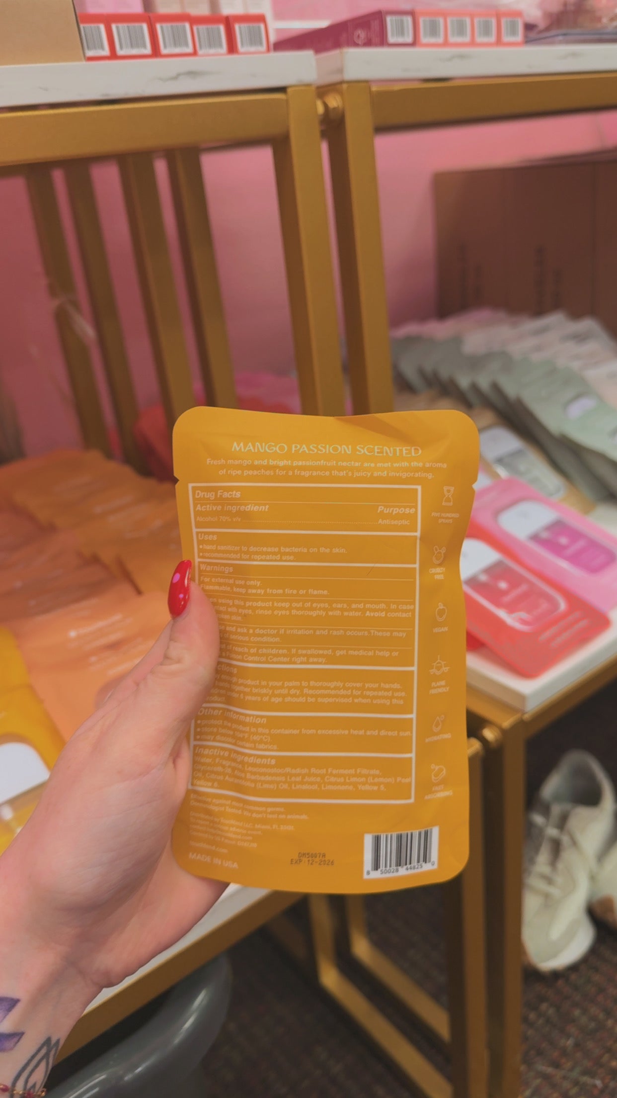 Touchland Hydrating Hand Sanitizer- Mango Passion