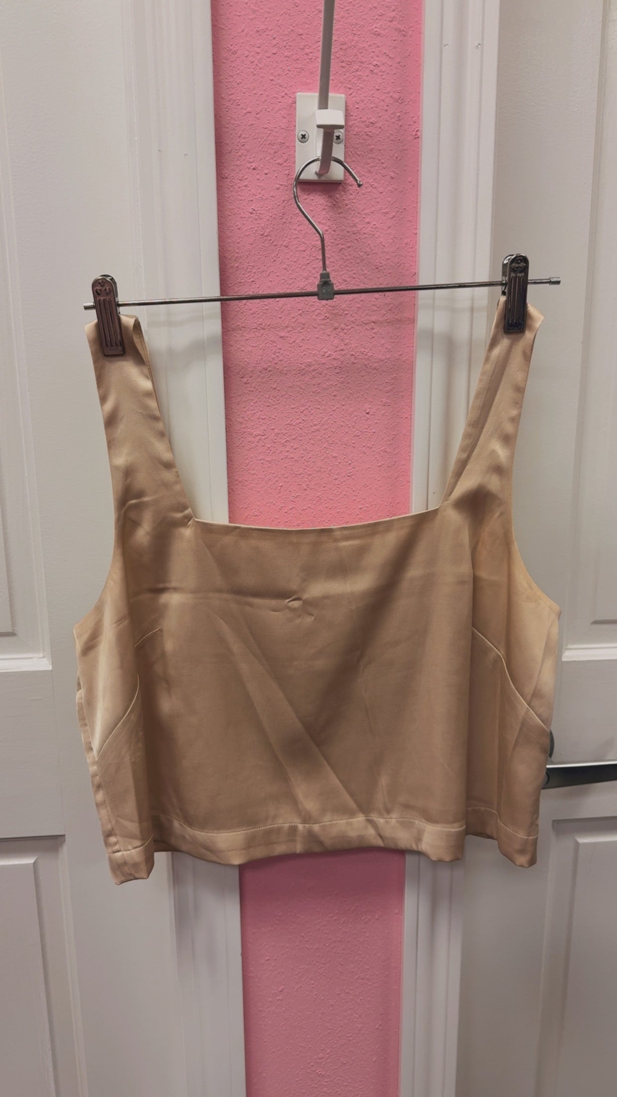 Abercrombie & Fitch Satin Tank Top Size Medium