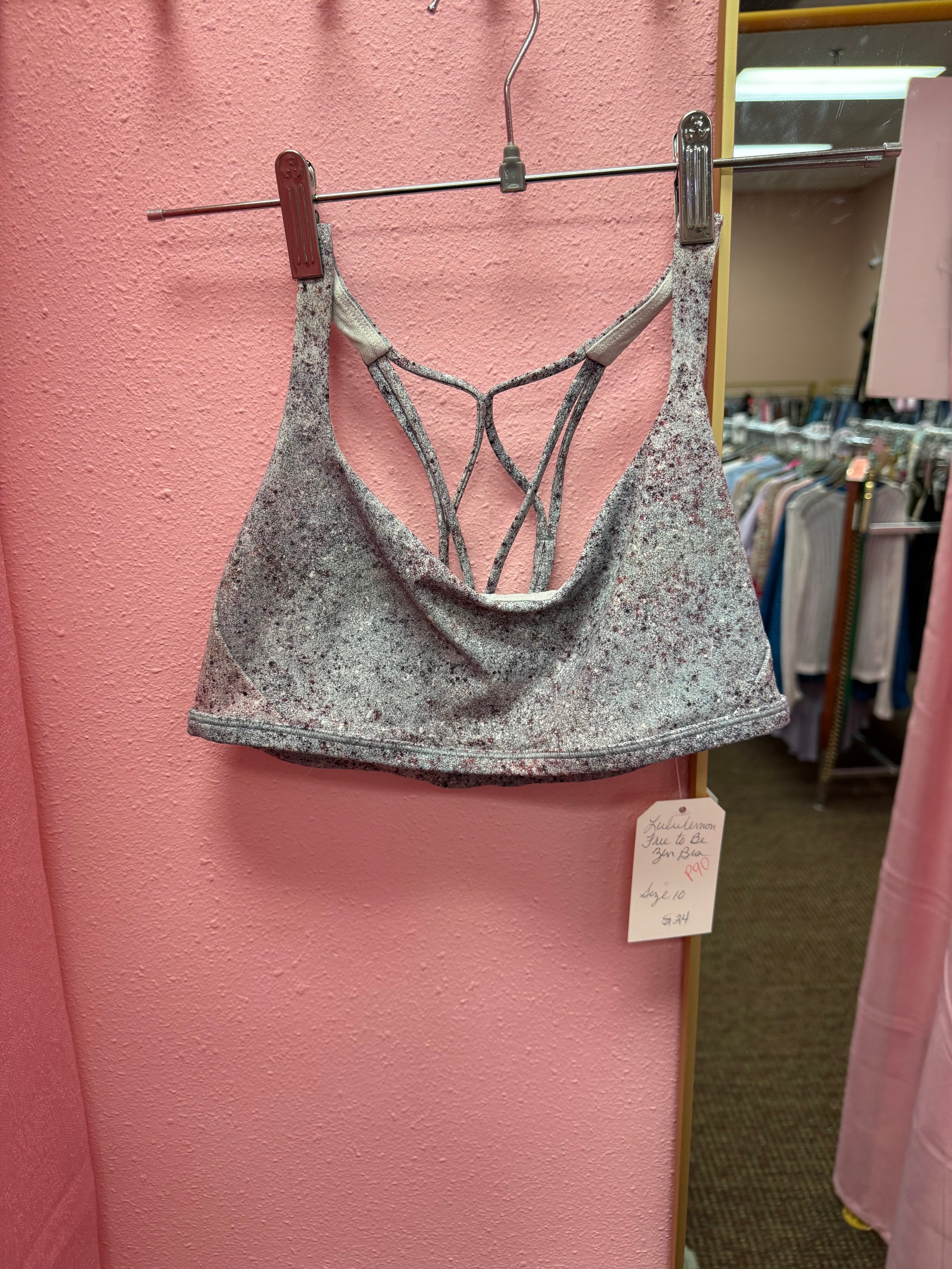 Lululemon Free To Be Zen Bra Size 10