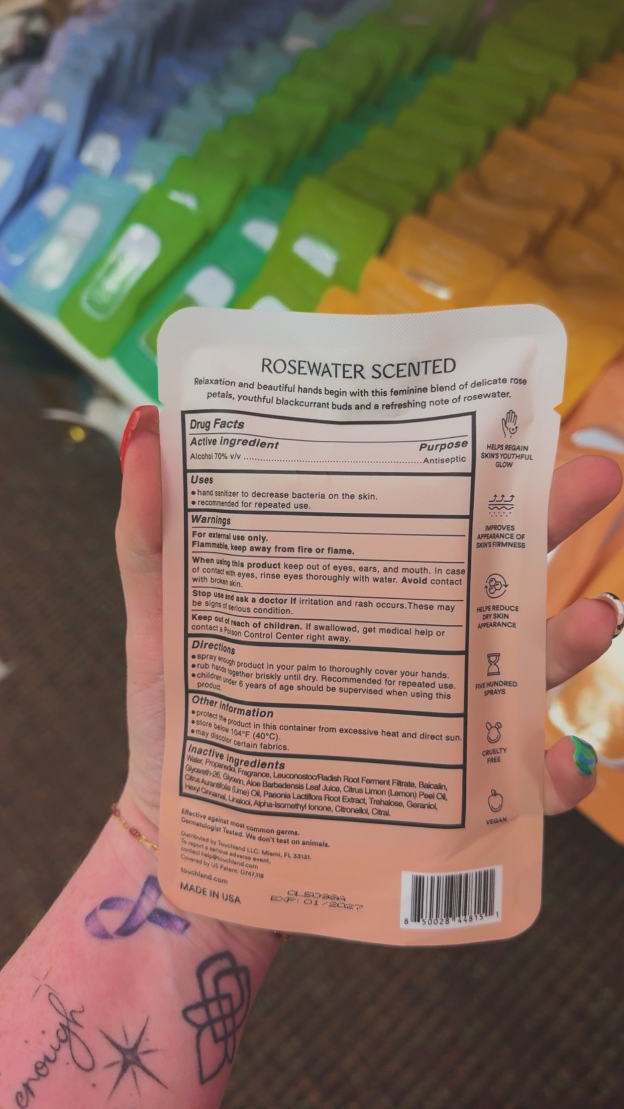 Touchland Glow Mist- Rosewater