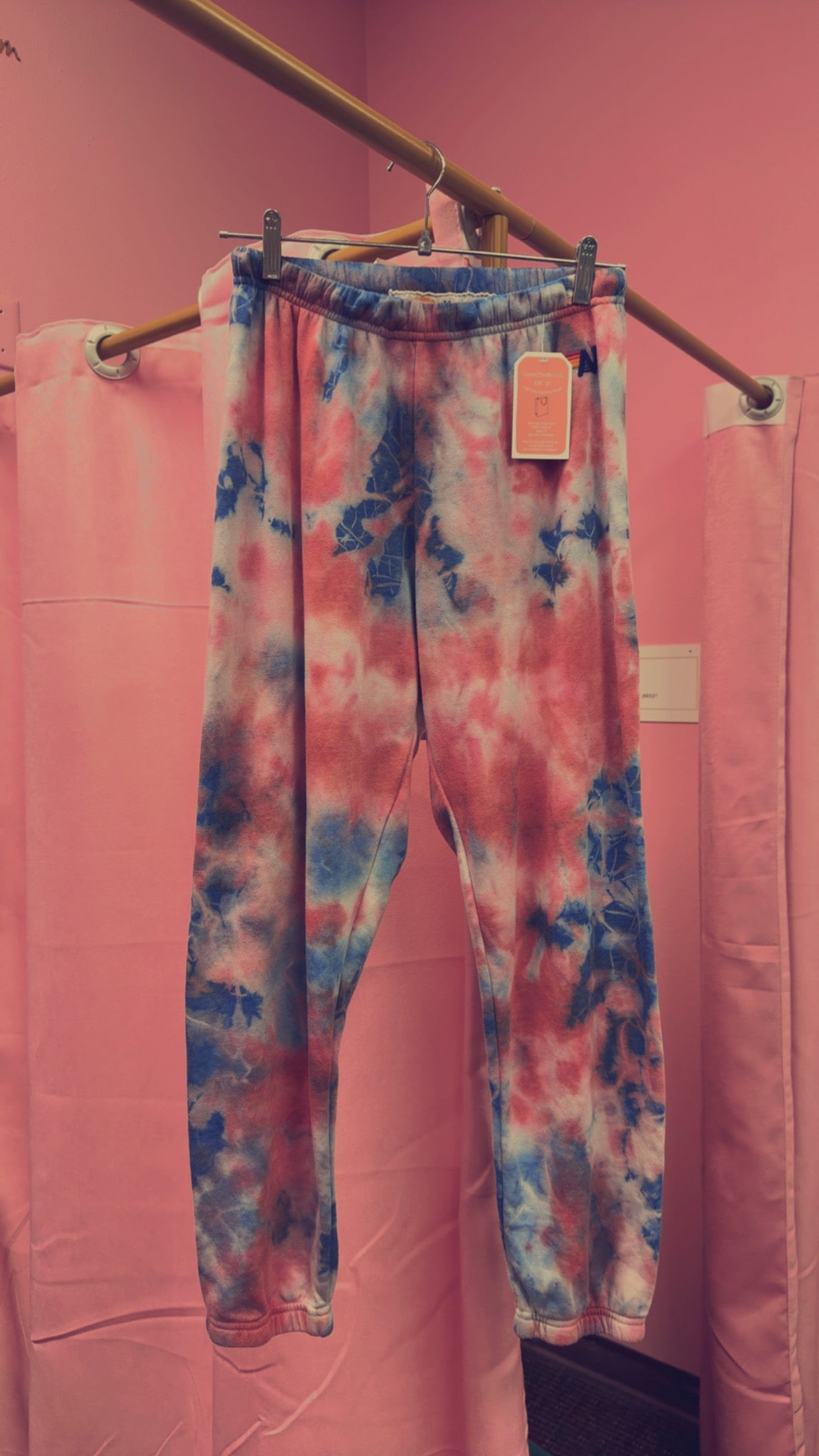 Aviator Nation Tye Dye Joggers Size Medium RETAILS $148