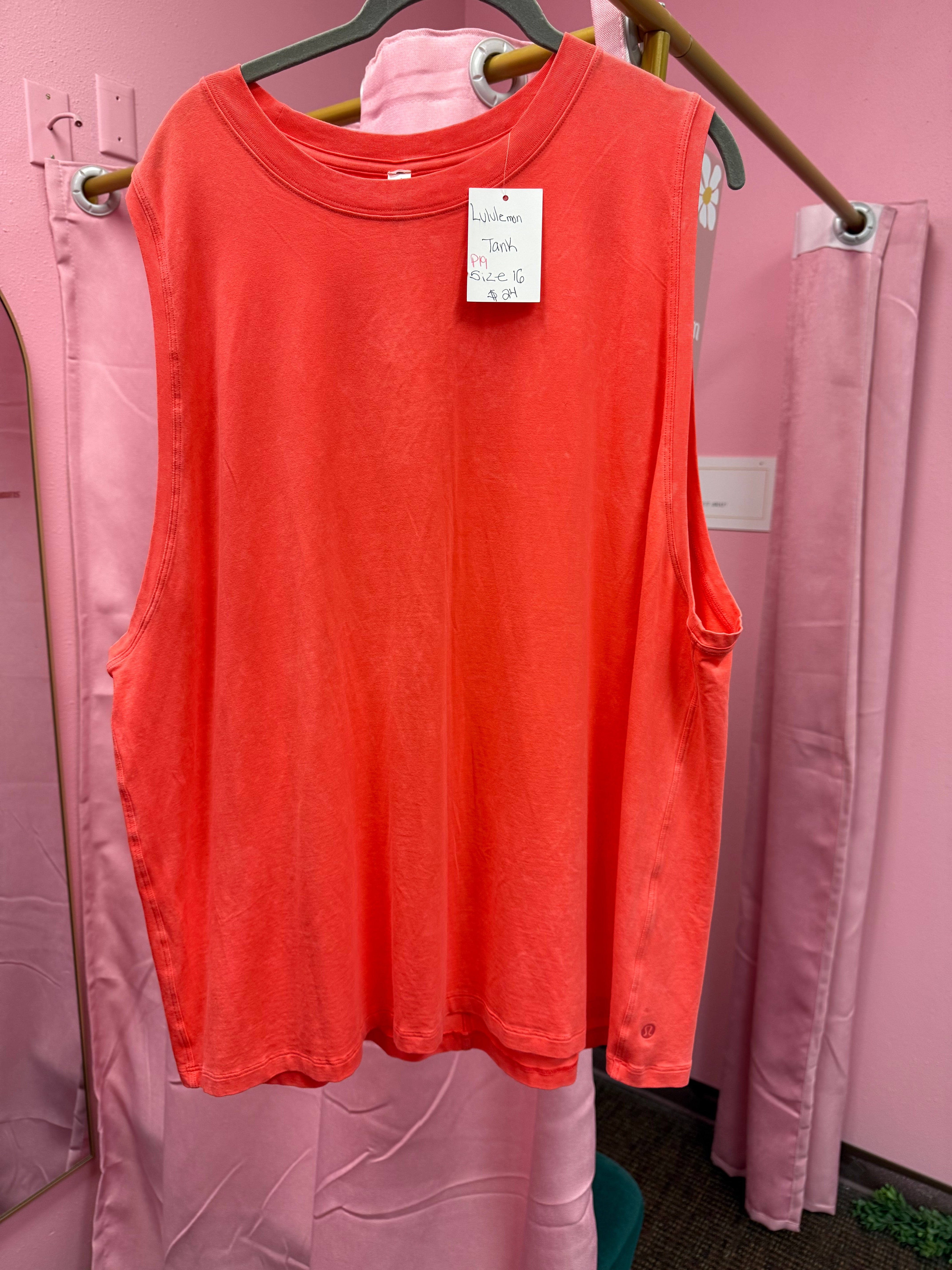 Lululemon Tank Size 16