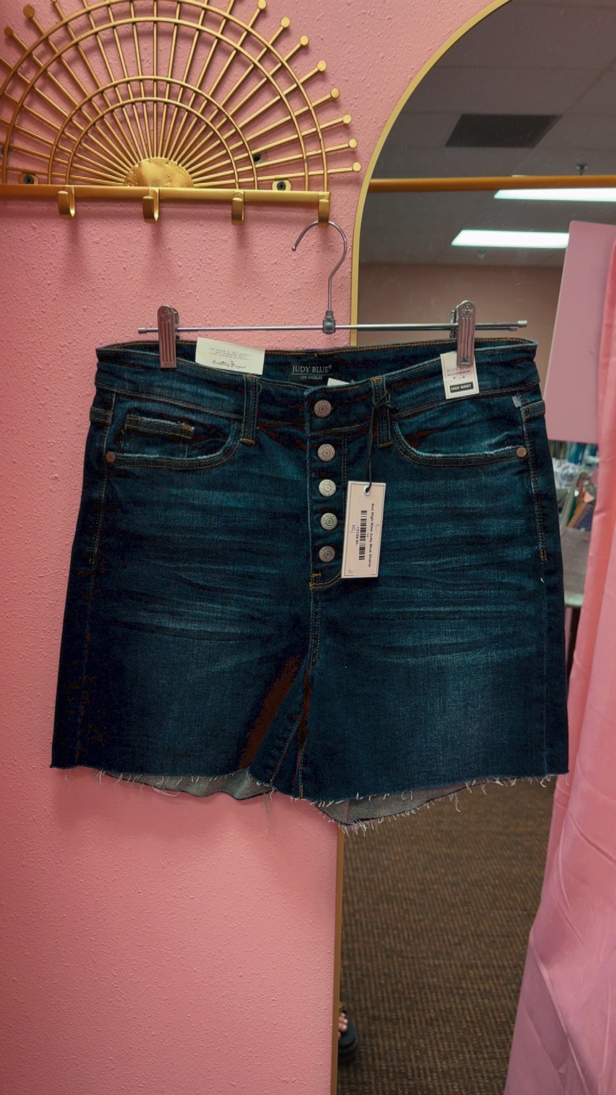 Judy Blue NEW WITH TAGS Ava High Rise Shorts Size XL