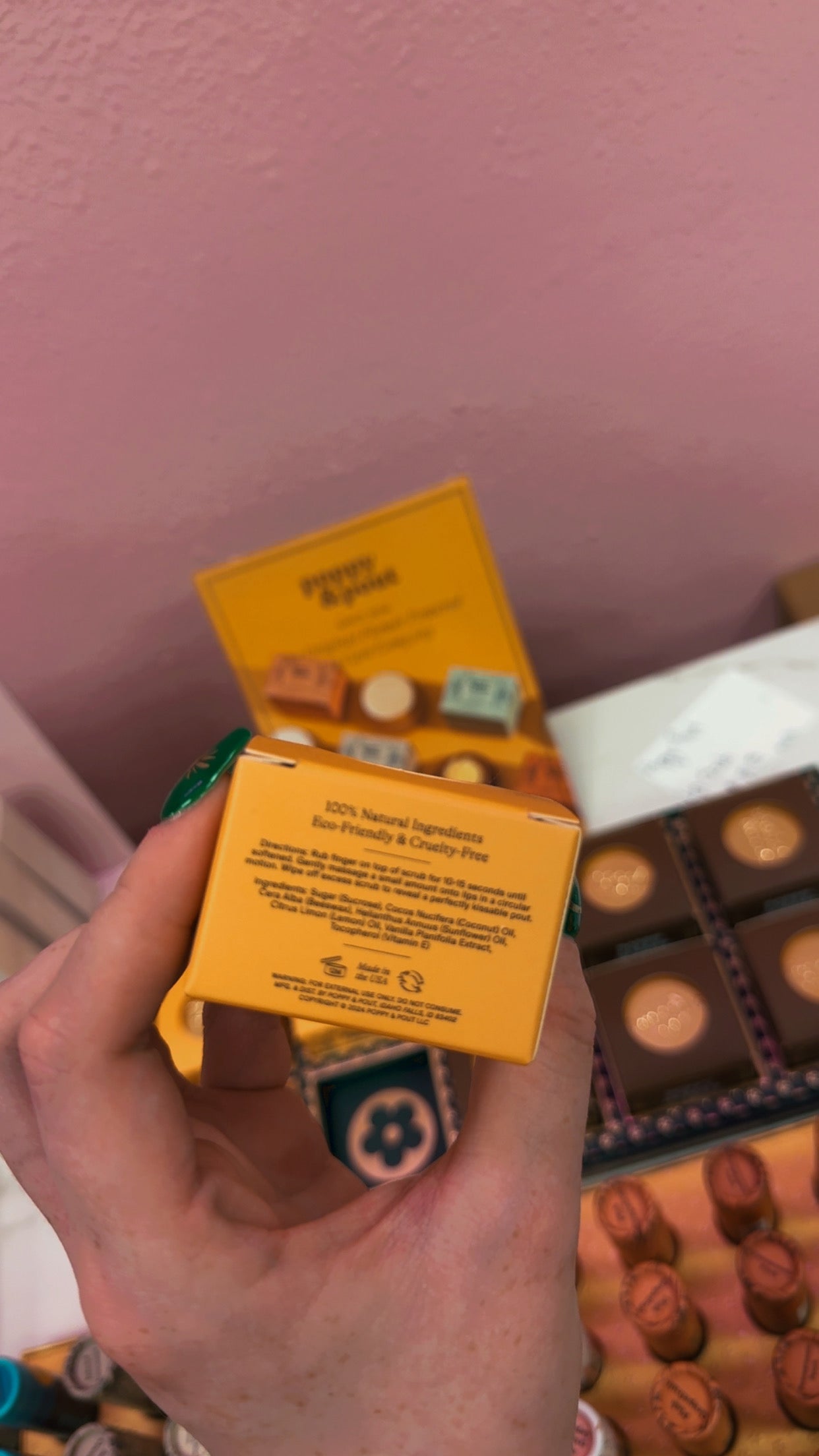 Poppy+Pout Lemon Bloom Exfoliating Lip Scrub