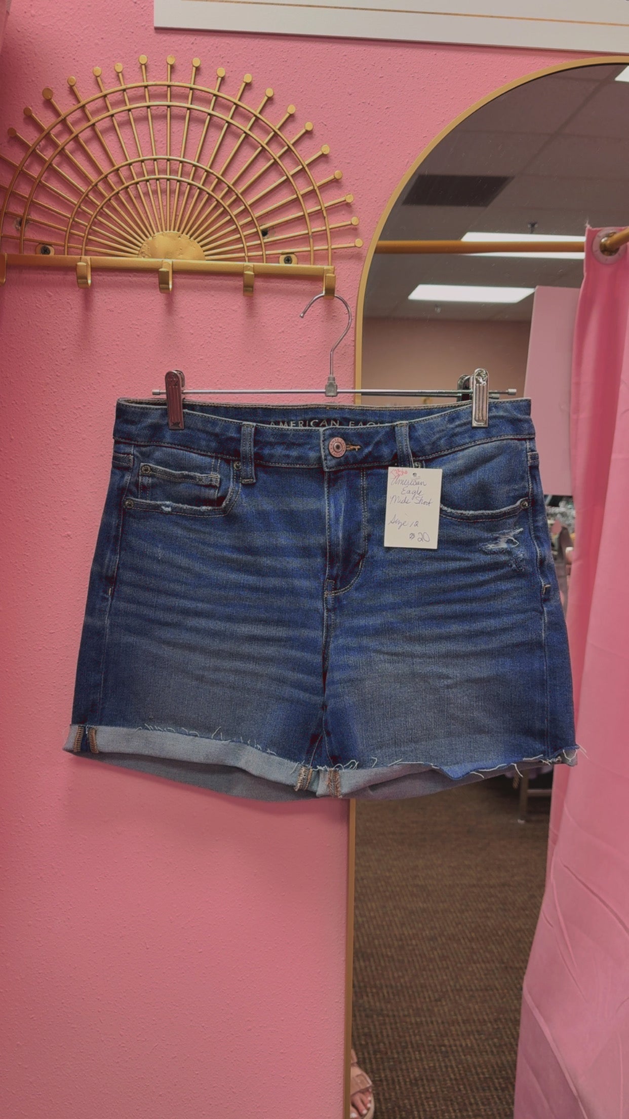 American Eagle Midi Shorts Size 12