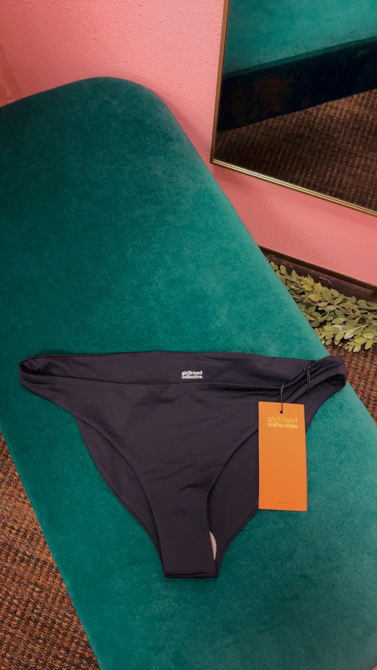 Girlfriend Collective NWT Bikini Bottoms Size Large