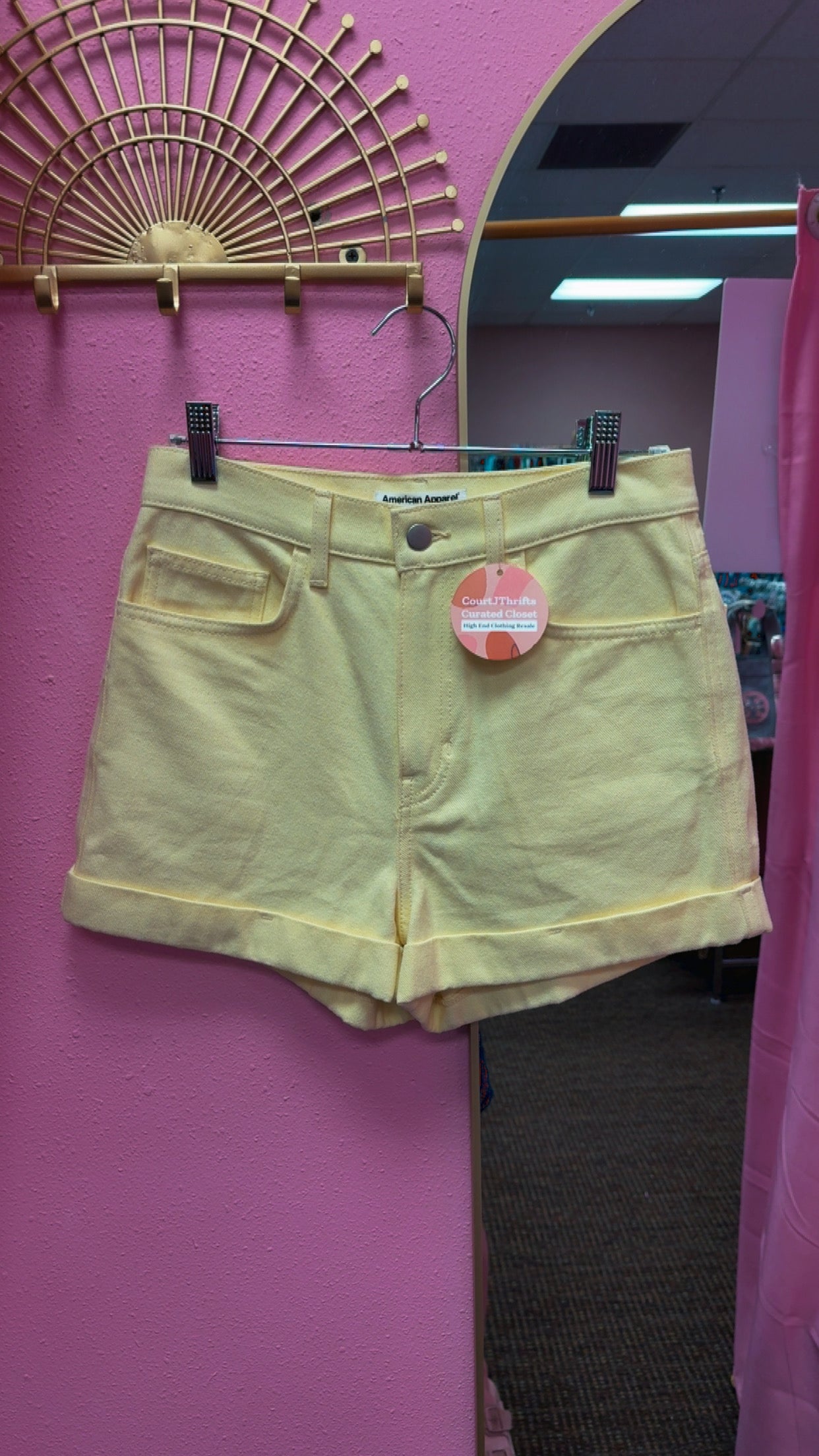 American Apparel Mom Shorts Size 28