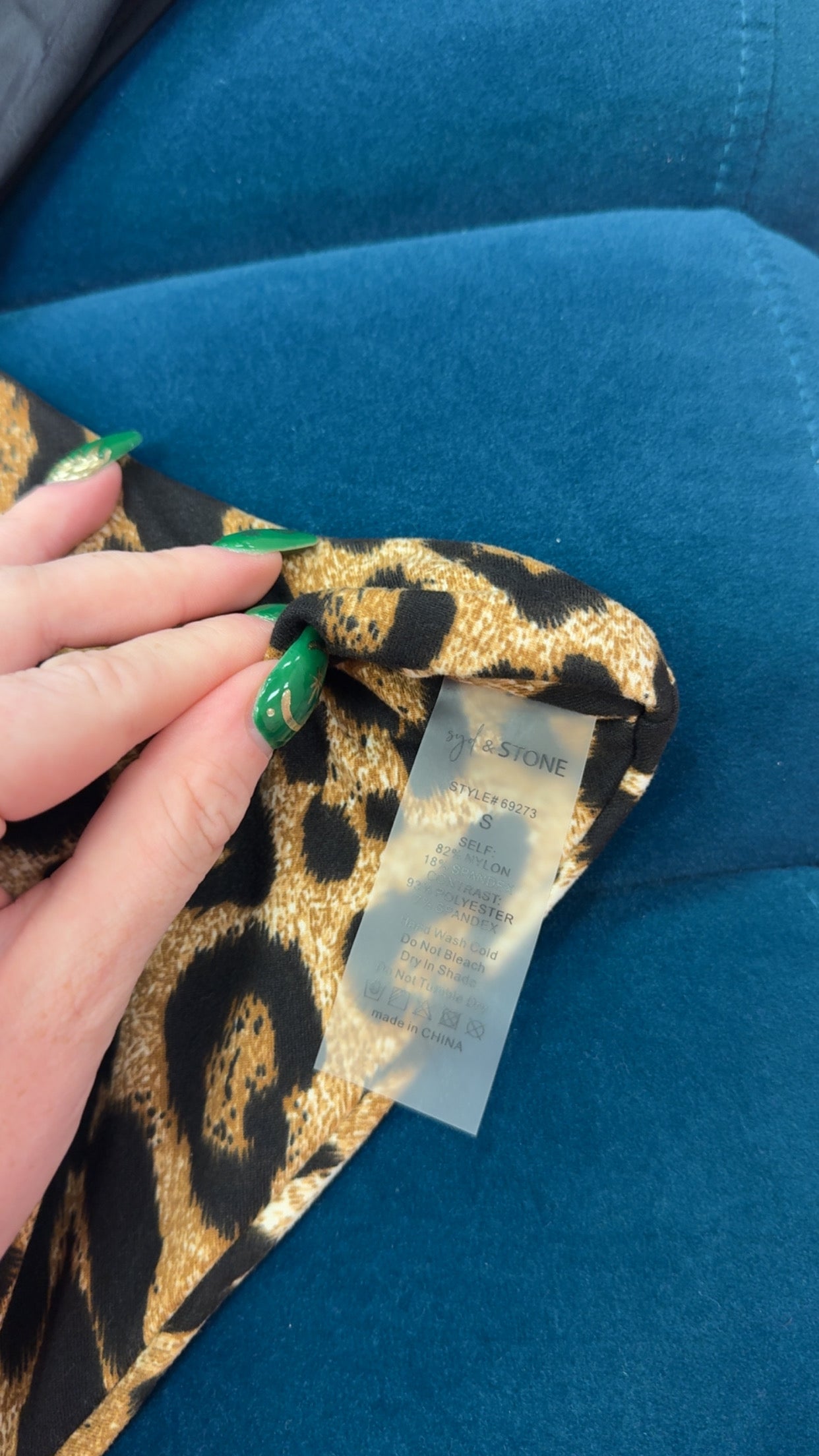 Syd+Stone One Piece Swimsuit Size Small