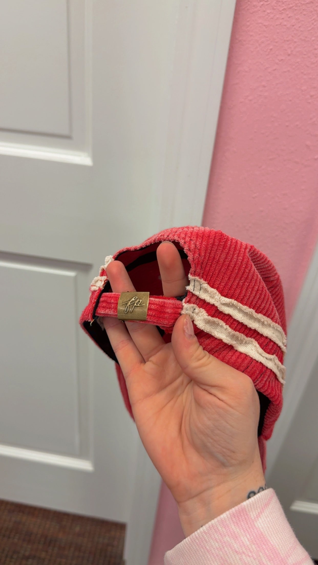 Free People NWT 84 Corded Hat Retails $48