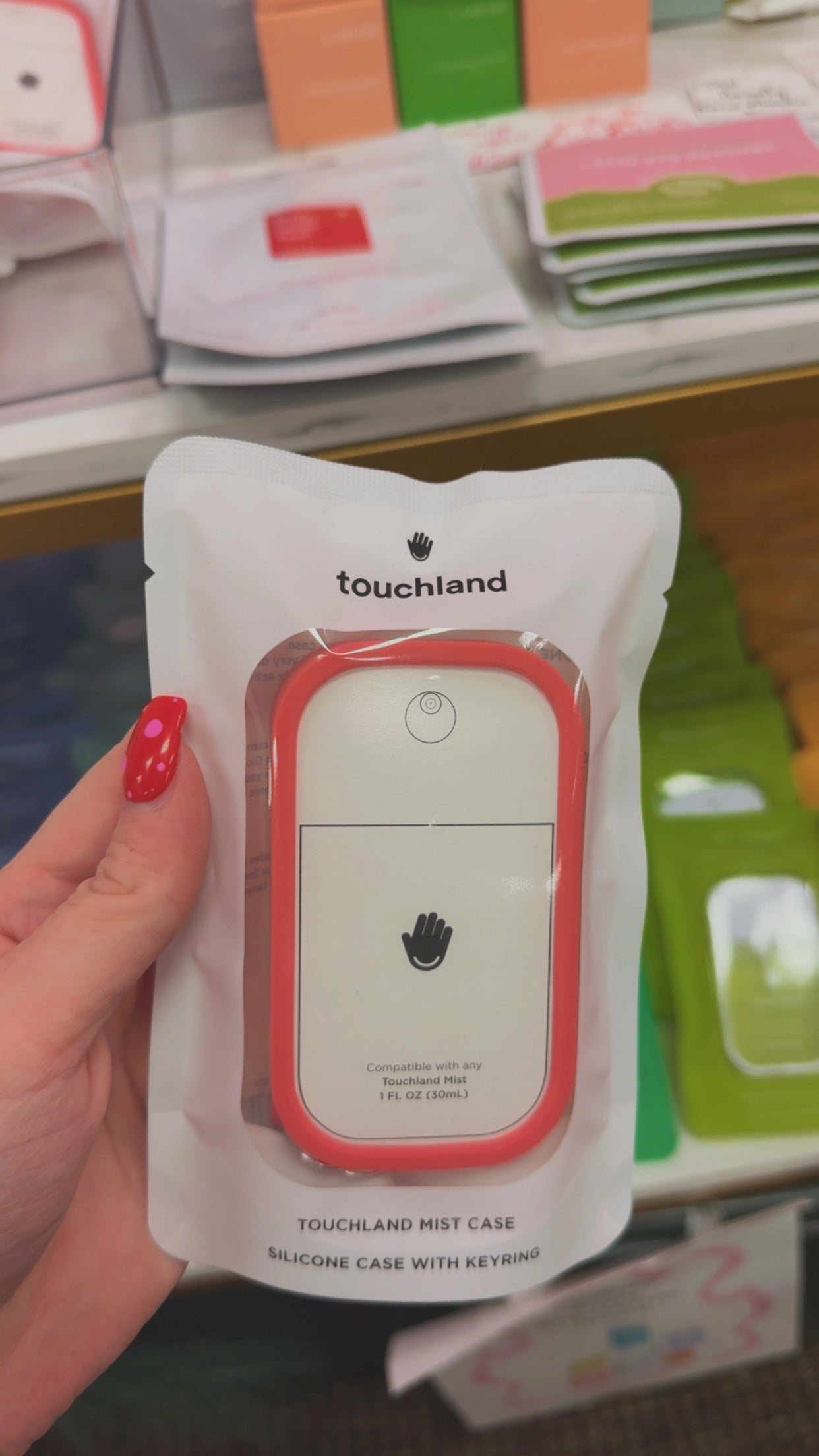 Touchland Mist Case- Red