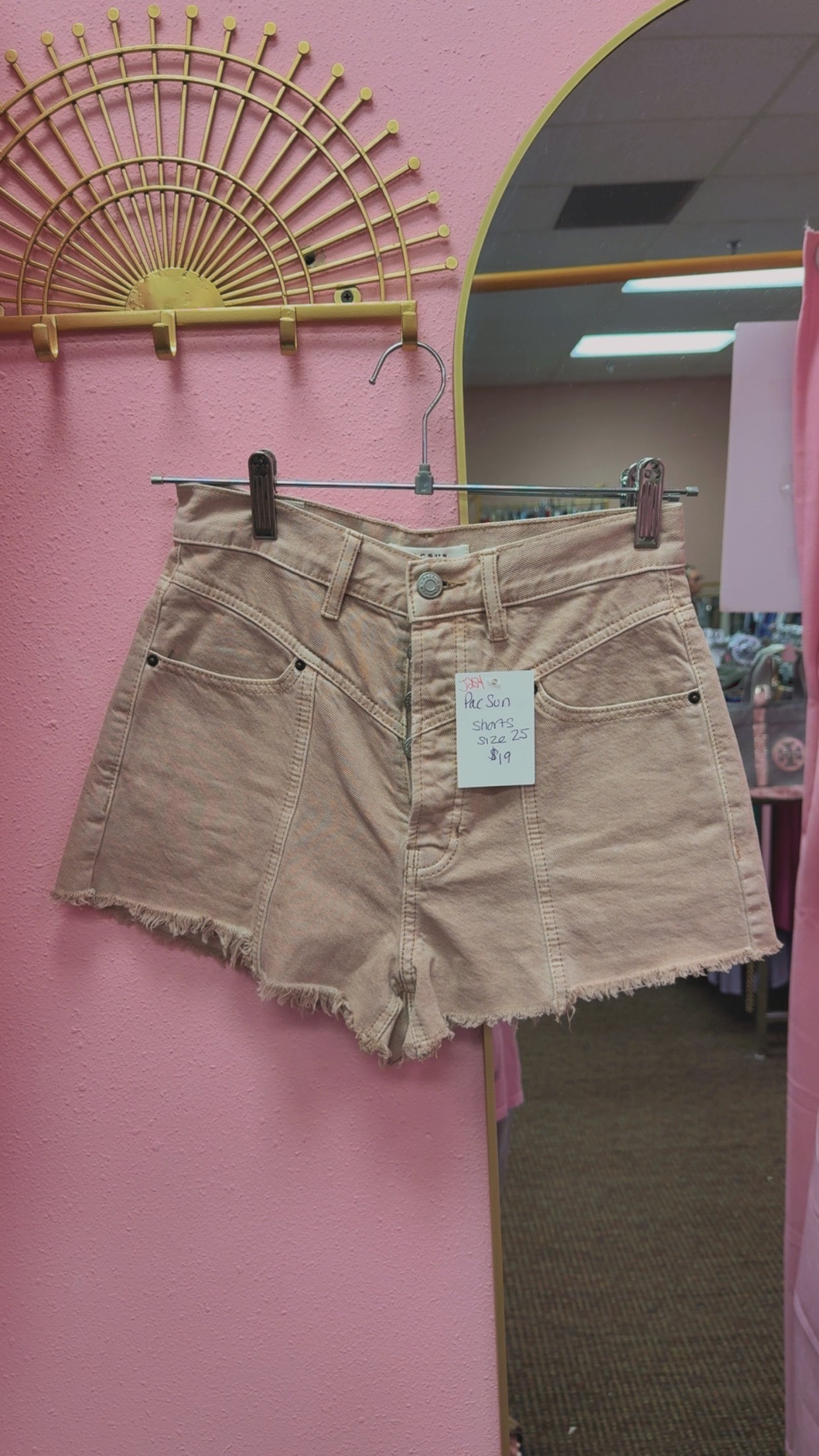 PacSun Hi-Rise Shorts Size 25