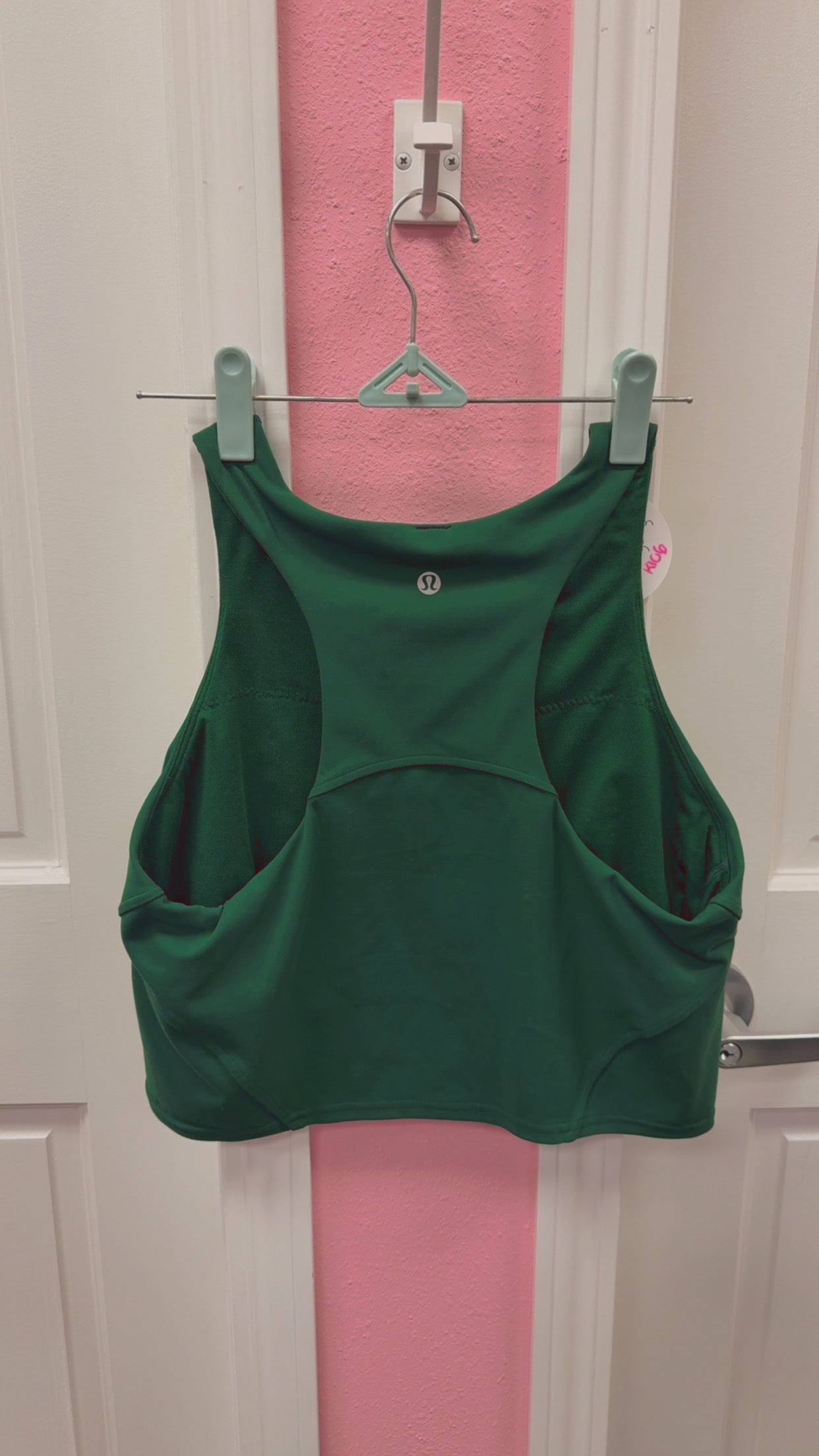 Lulu🍋 Invigorate Training Tank Size 12- EVERGLADE GREEN