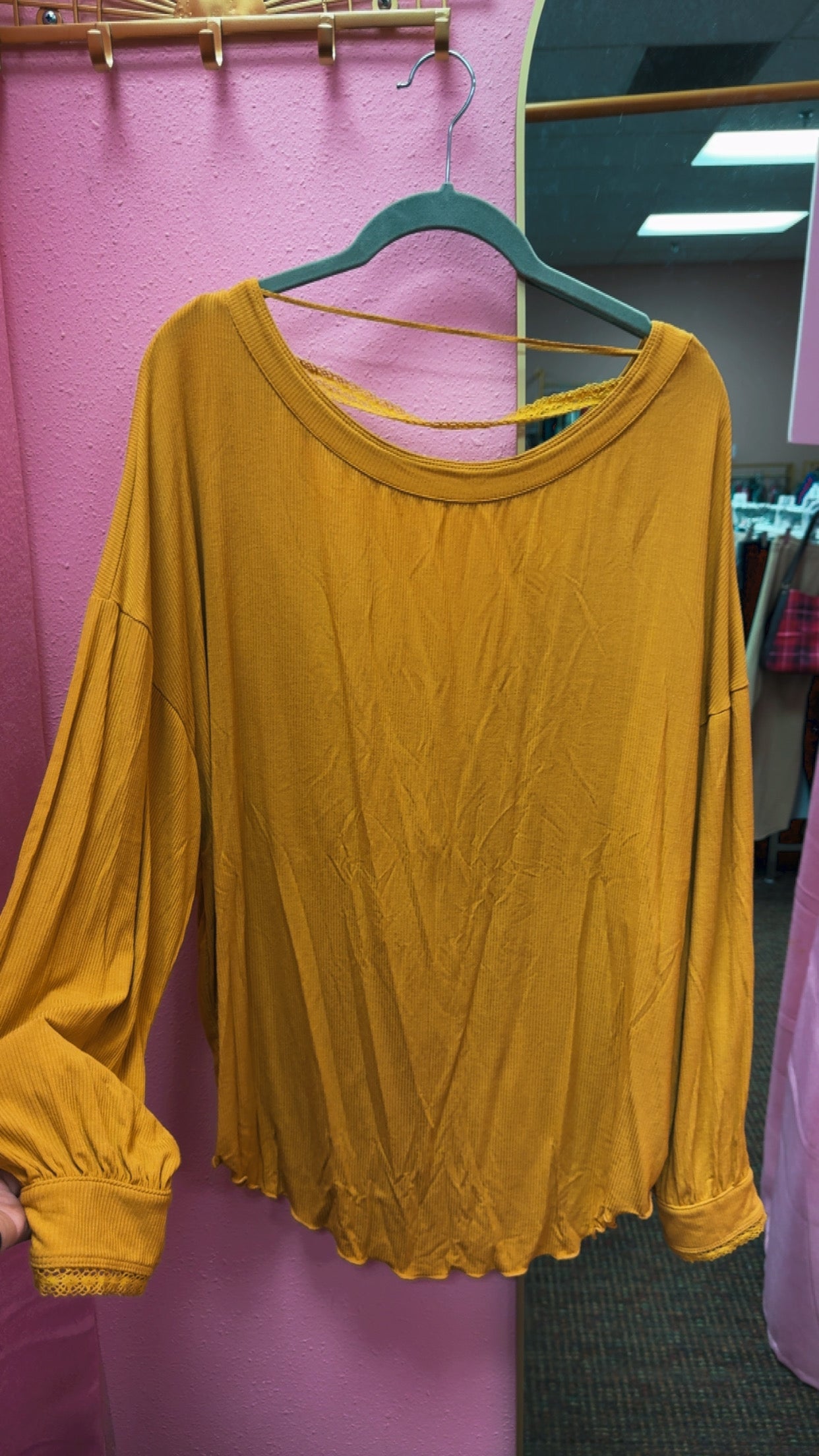 Free People Long Sleeve Top Size Small