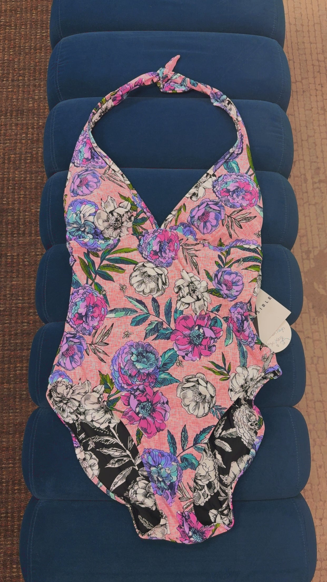 Vera Bradley NEW WITH TAGS One Piece Swimsuit Size Large Retails $98