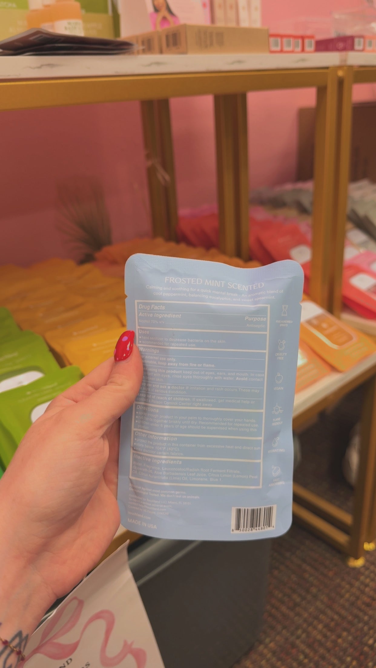 Touchland Hydrating Hand Sanitizer- Frosted Mint