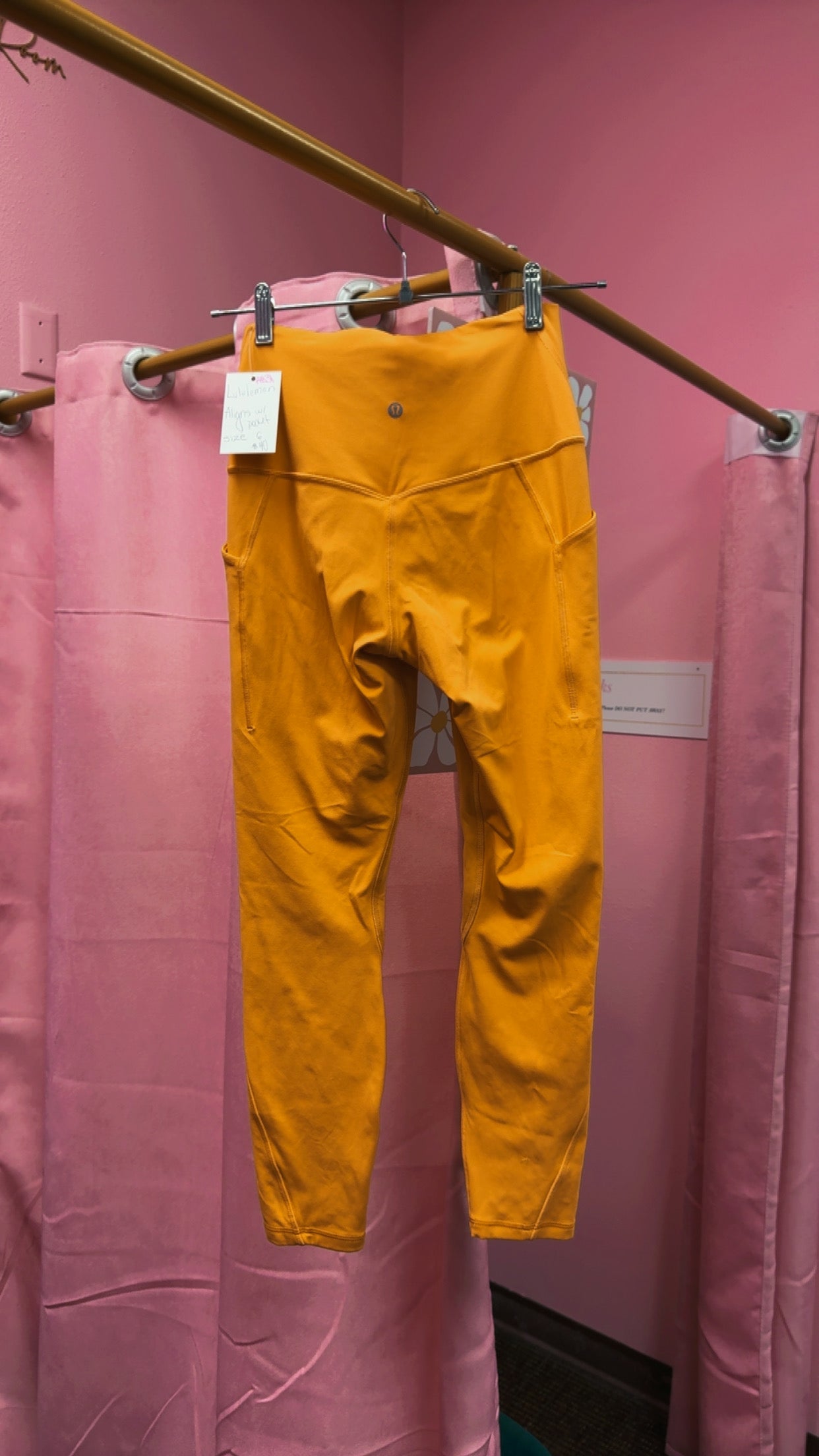 Lululemon Aligns W/ Pockets Size 6 “25