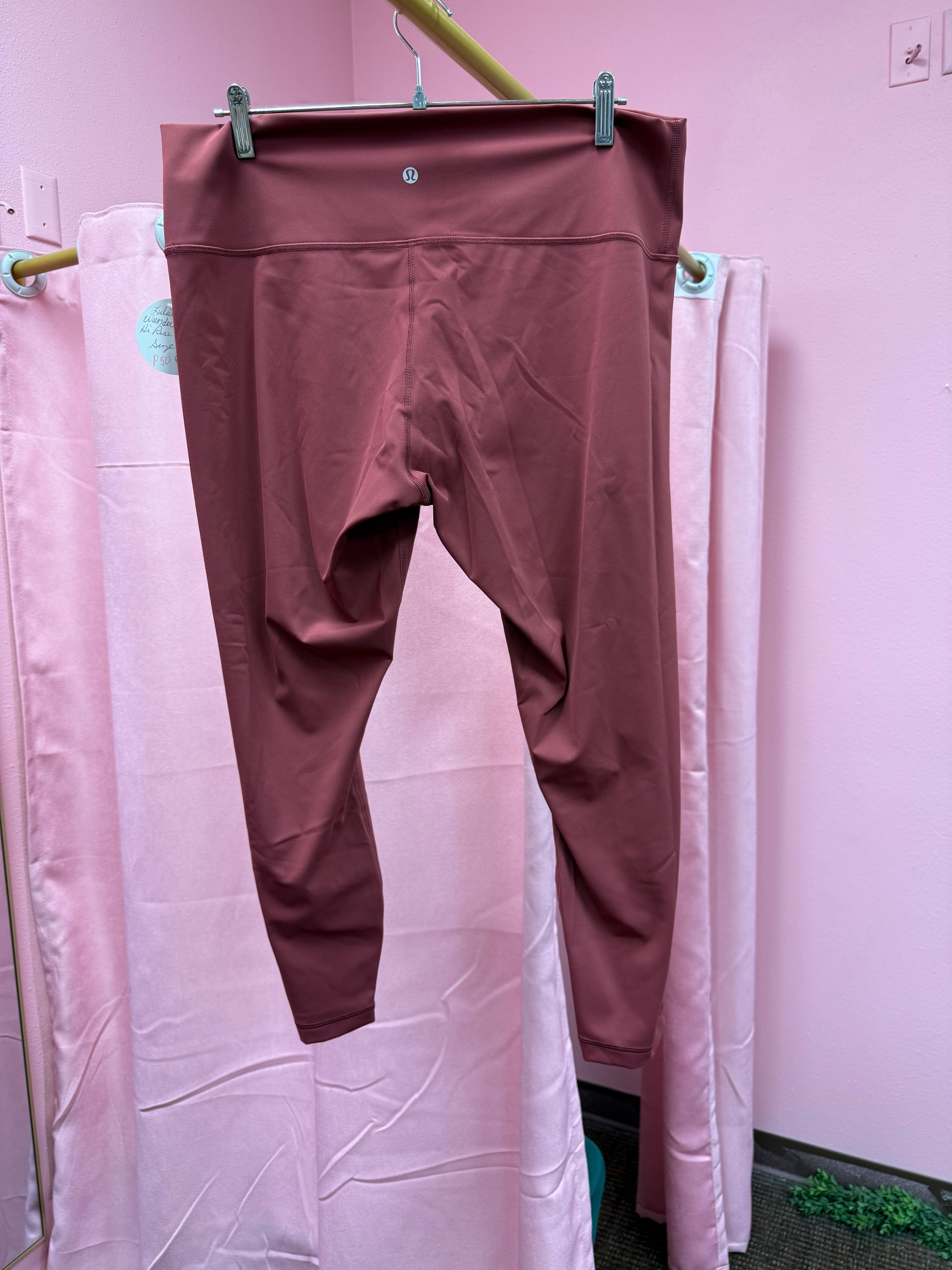 Lululemon Wunder Under High Rise Leggings Size 18