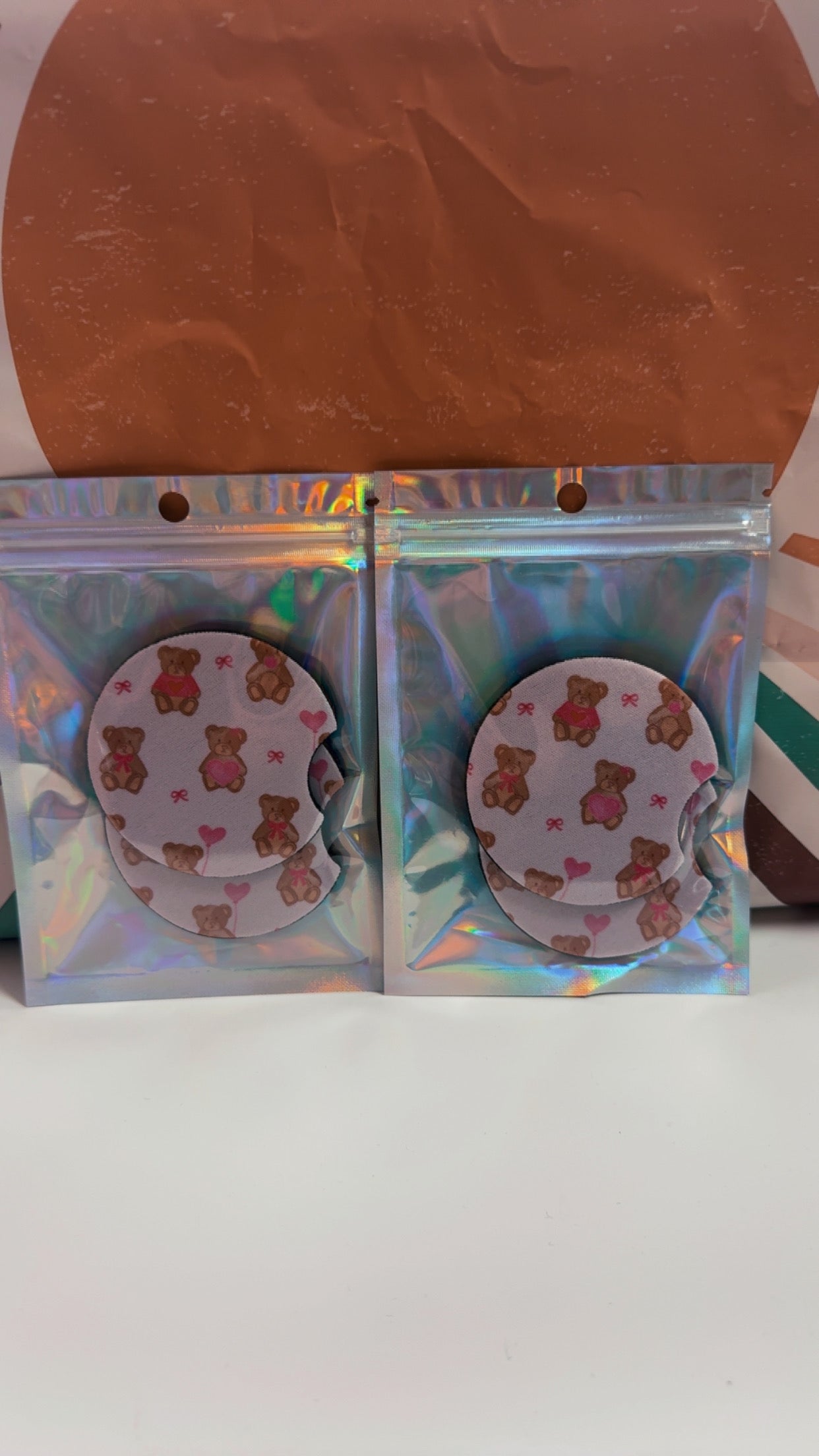 Car Coasters- Coquette Bears