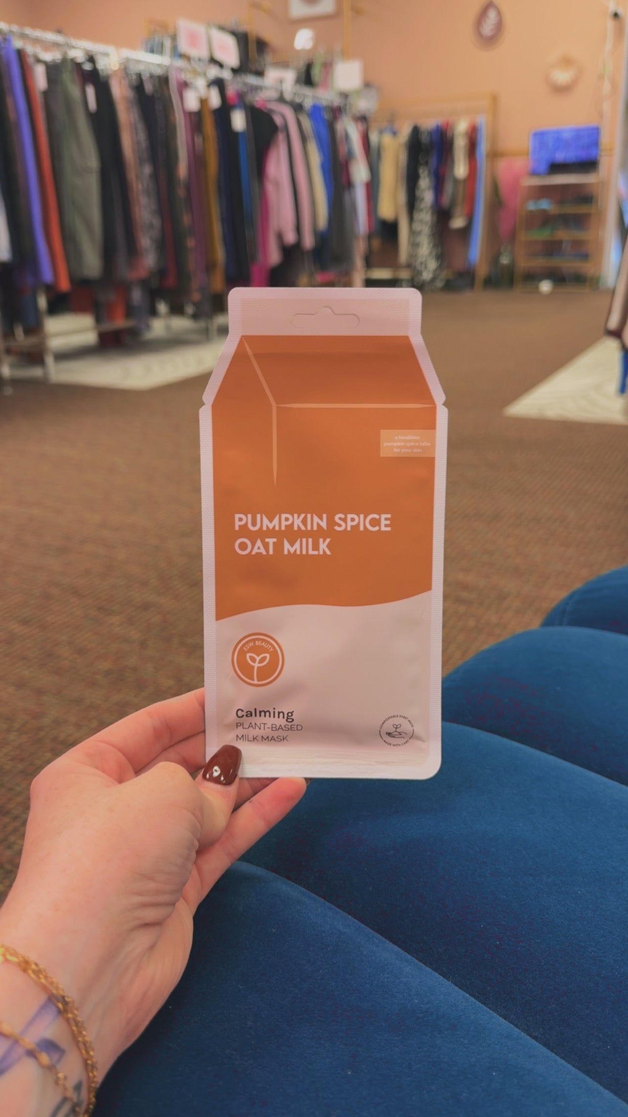 ESW Beauty Pumpkin Spice Oat Milk Face Mask- Calming