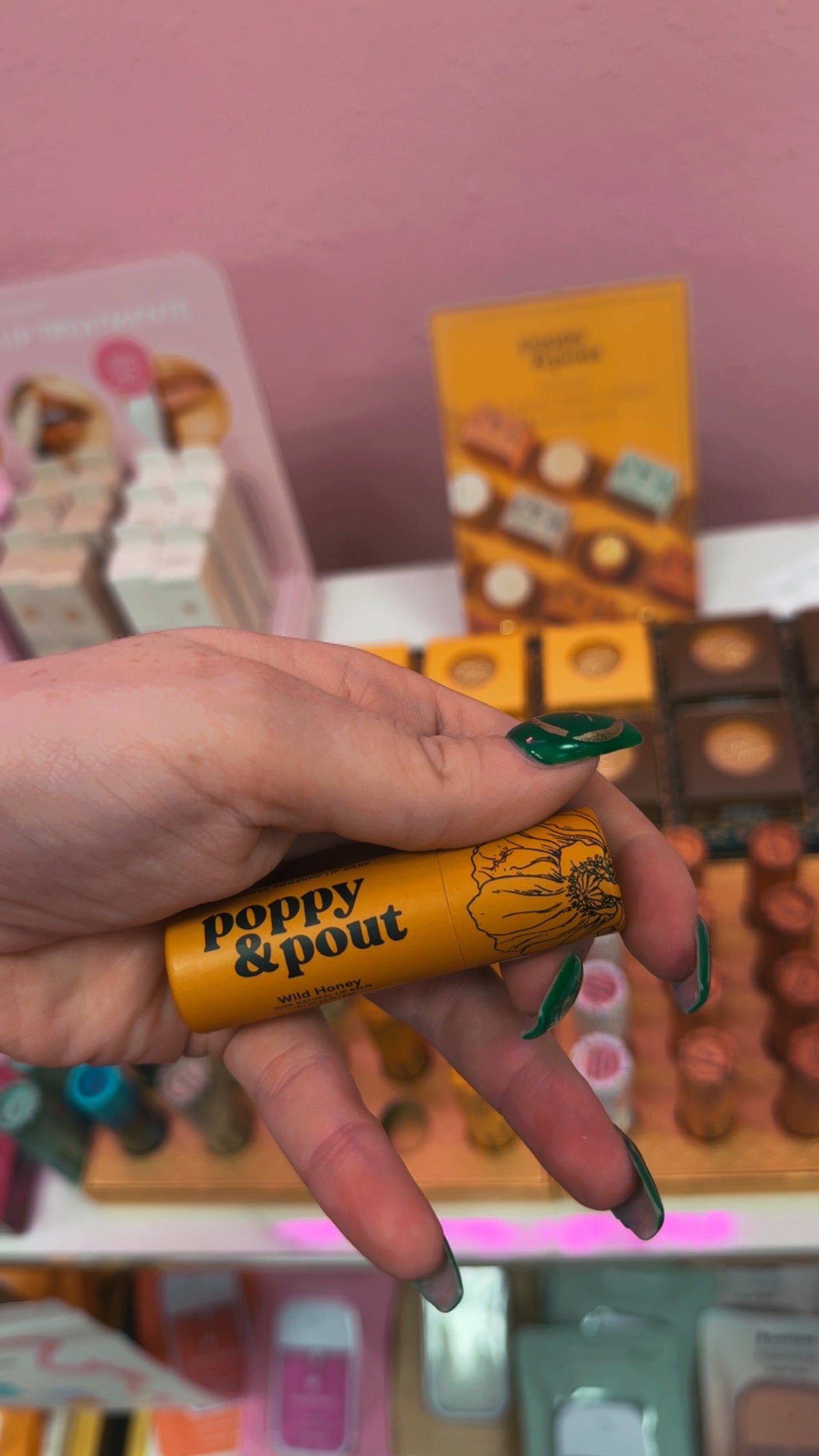 Poppy+Pout 100% Natural Lip Balm- Wild Honey