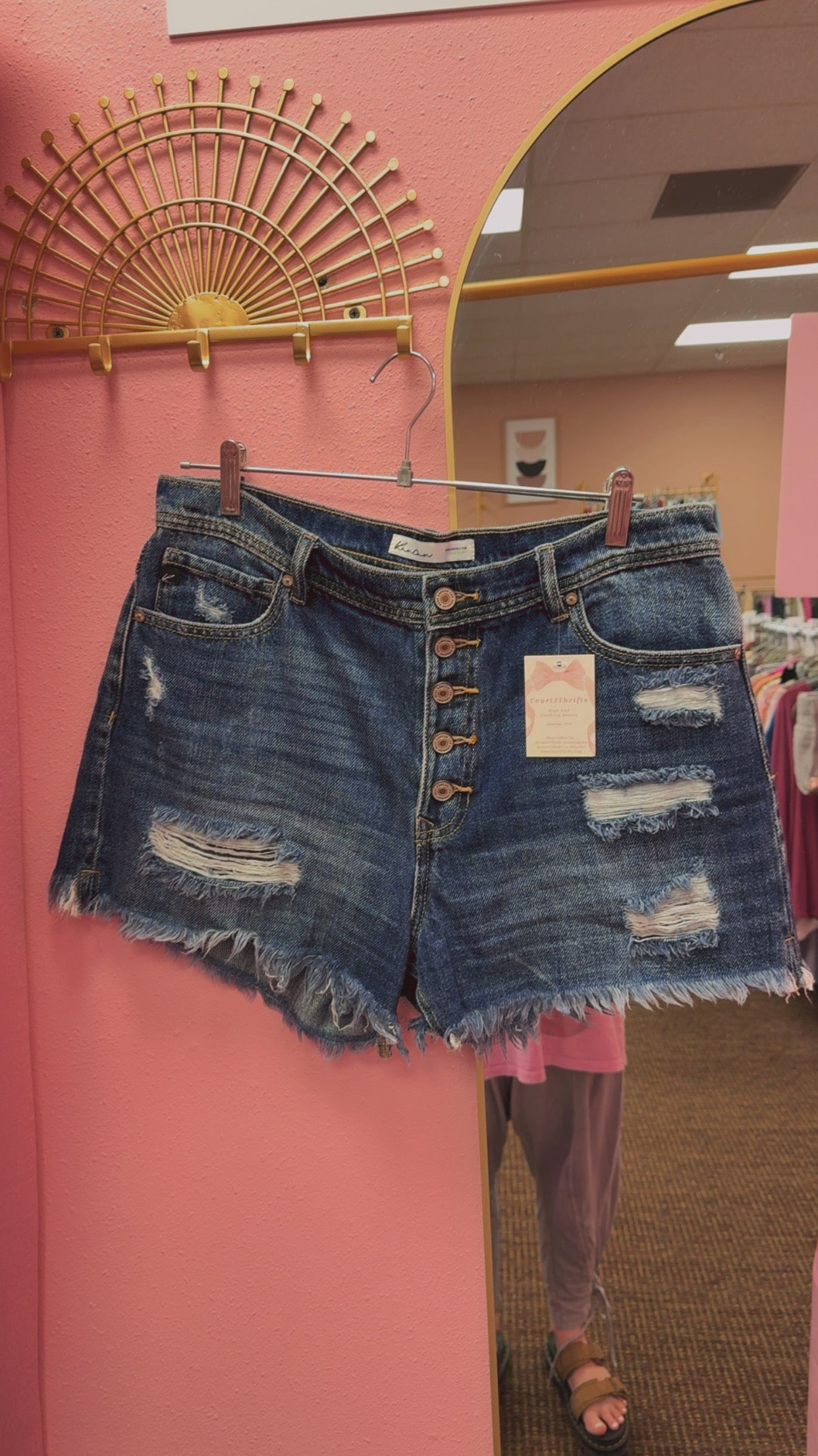 Kancan Button-Fly Shorts Size 29