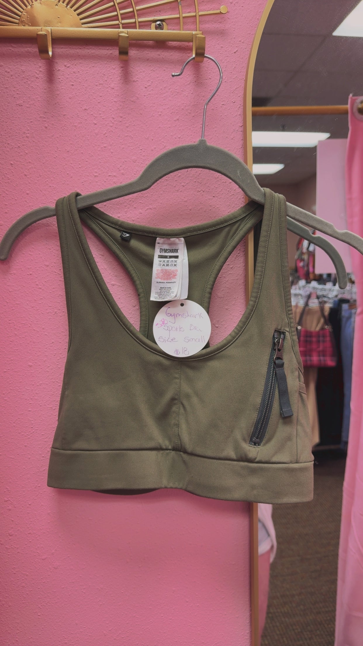 Gymshark Sports Bra Size Small