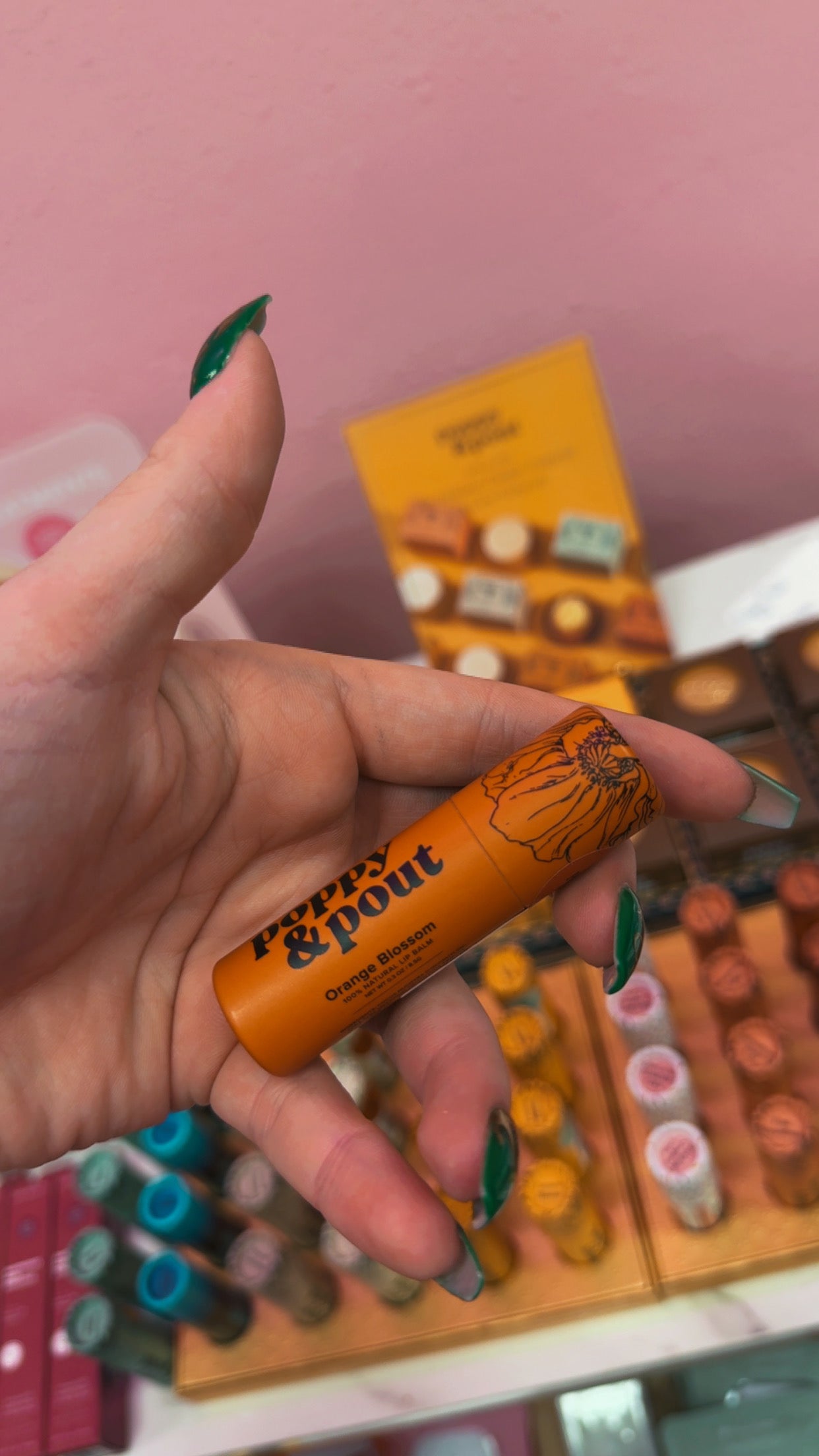 Poppy+ Pout 100% Natural Lip Balm- Orange Blossom