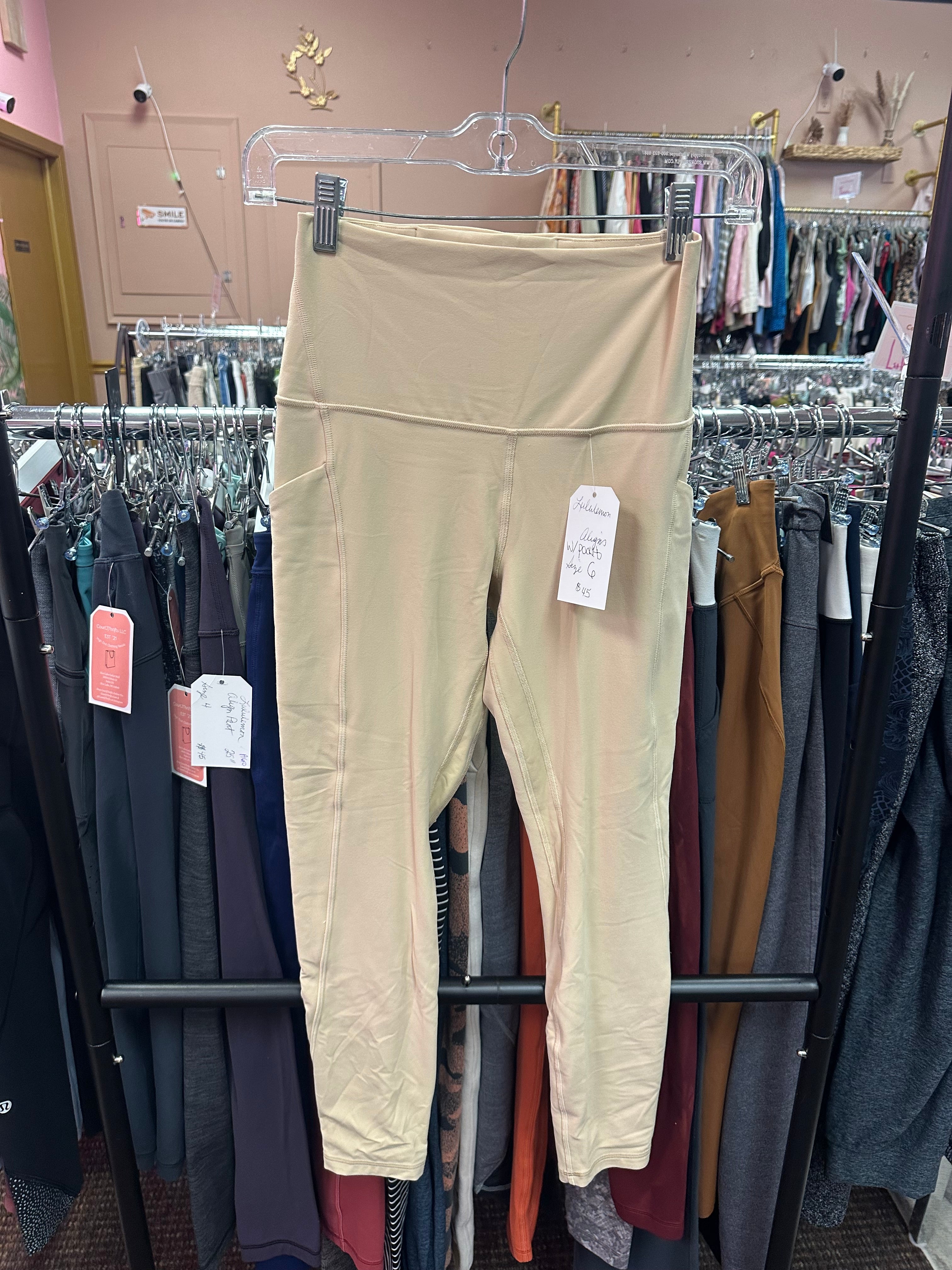 Lululemon Aligns W Pockets Size 6