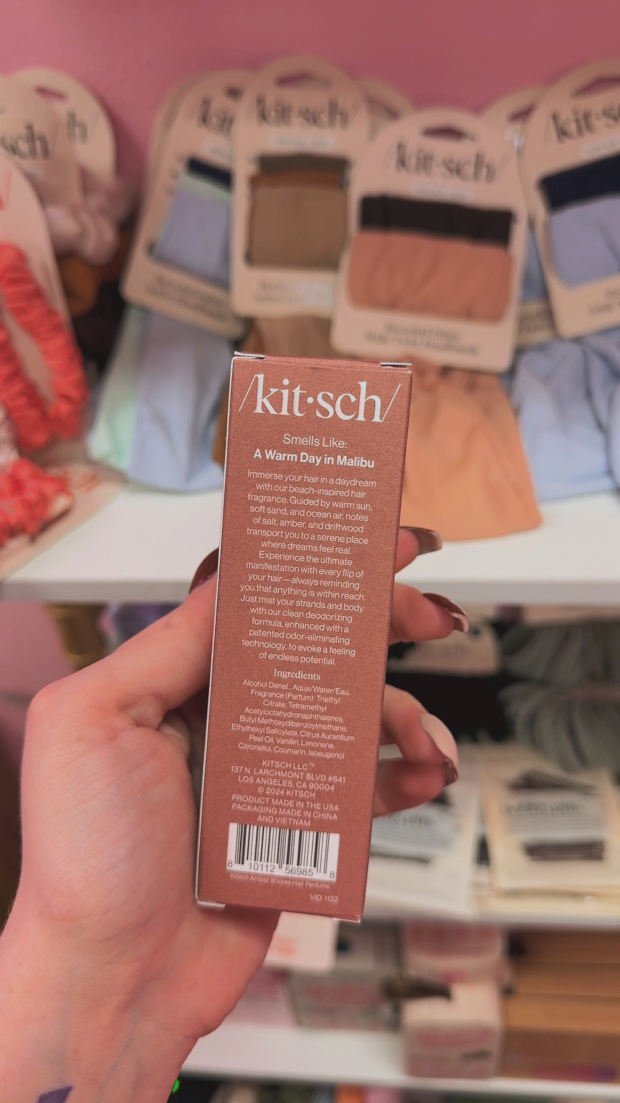 Kit•Sch Amber Shores Hair Perfume