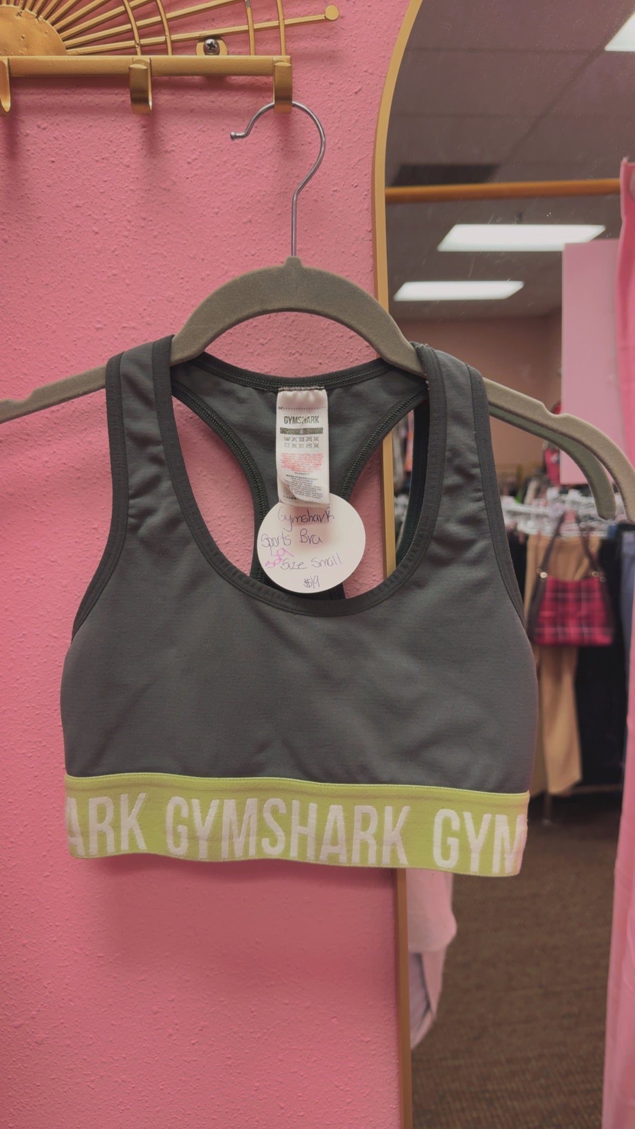 Gymshark Sports Bra Size Small