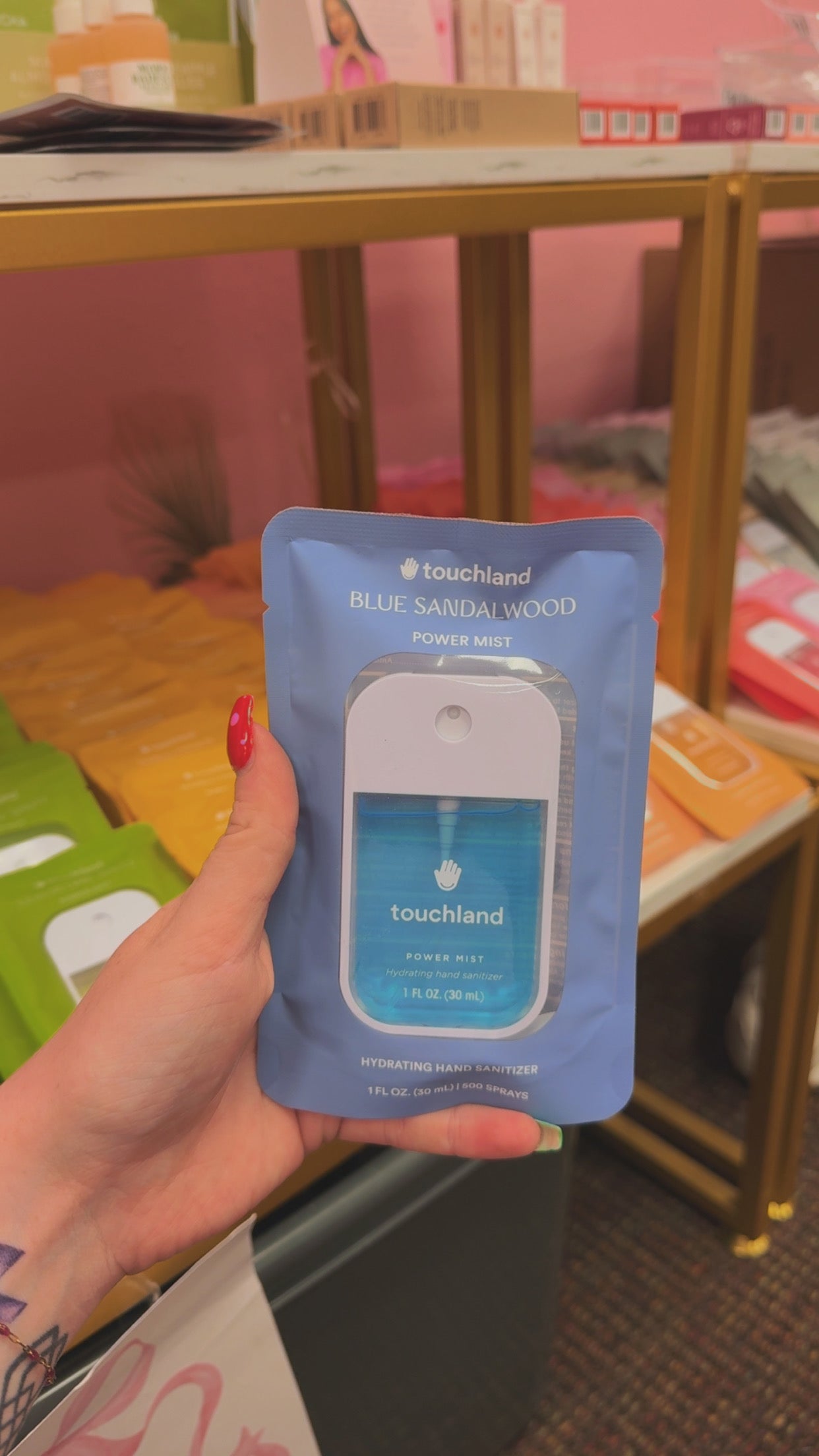 Touchland Hydrating Hand Sanitizer- Blue Sandalwood