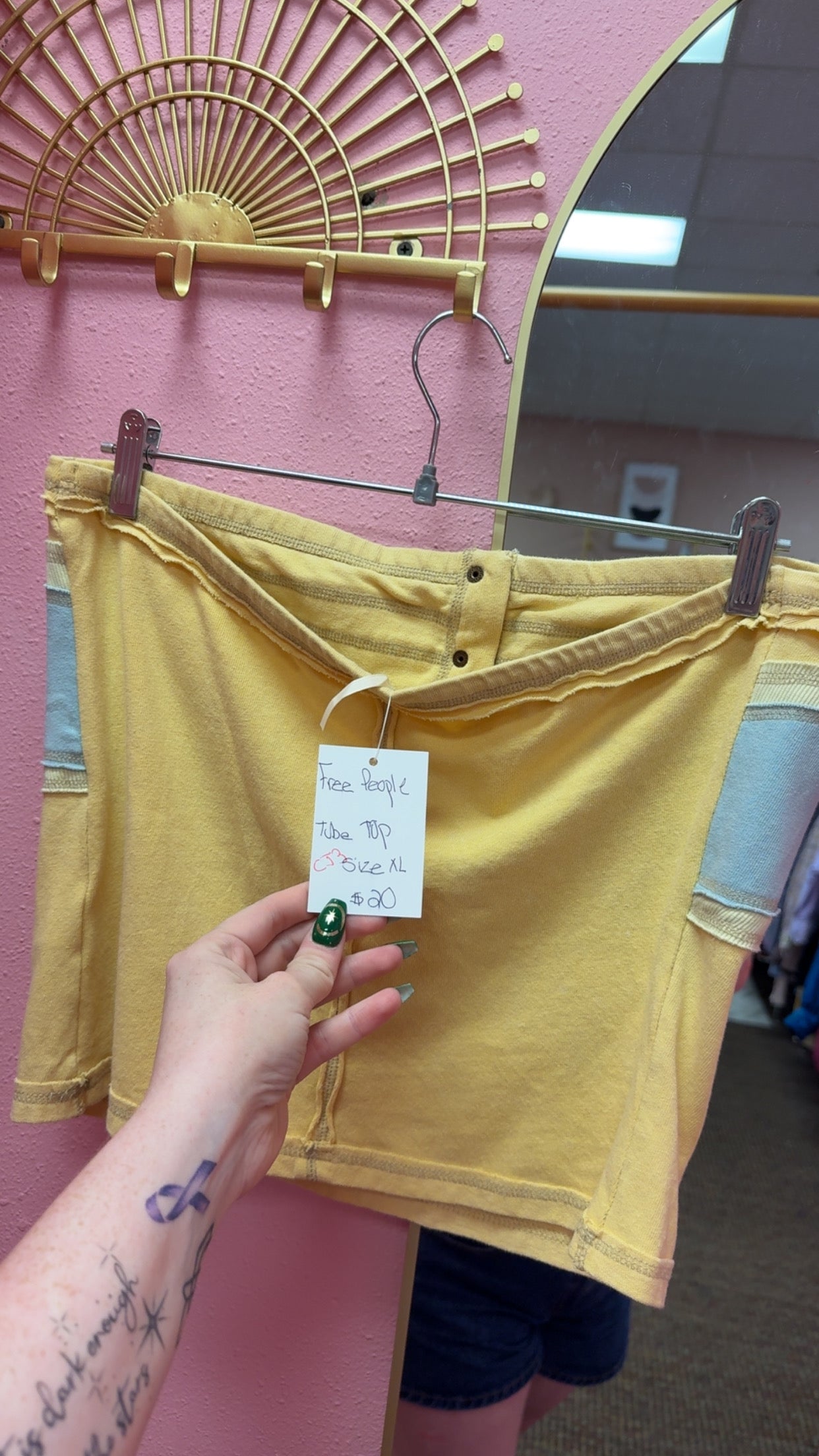 Free People Tube Top Size XL