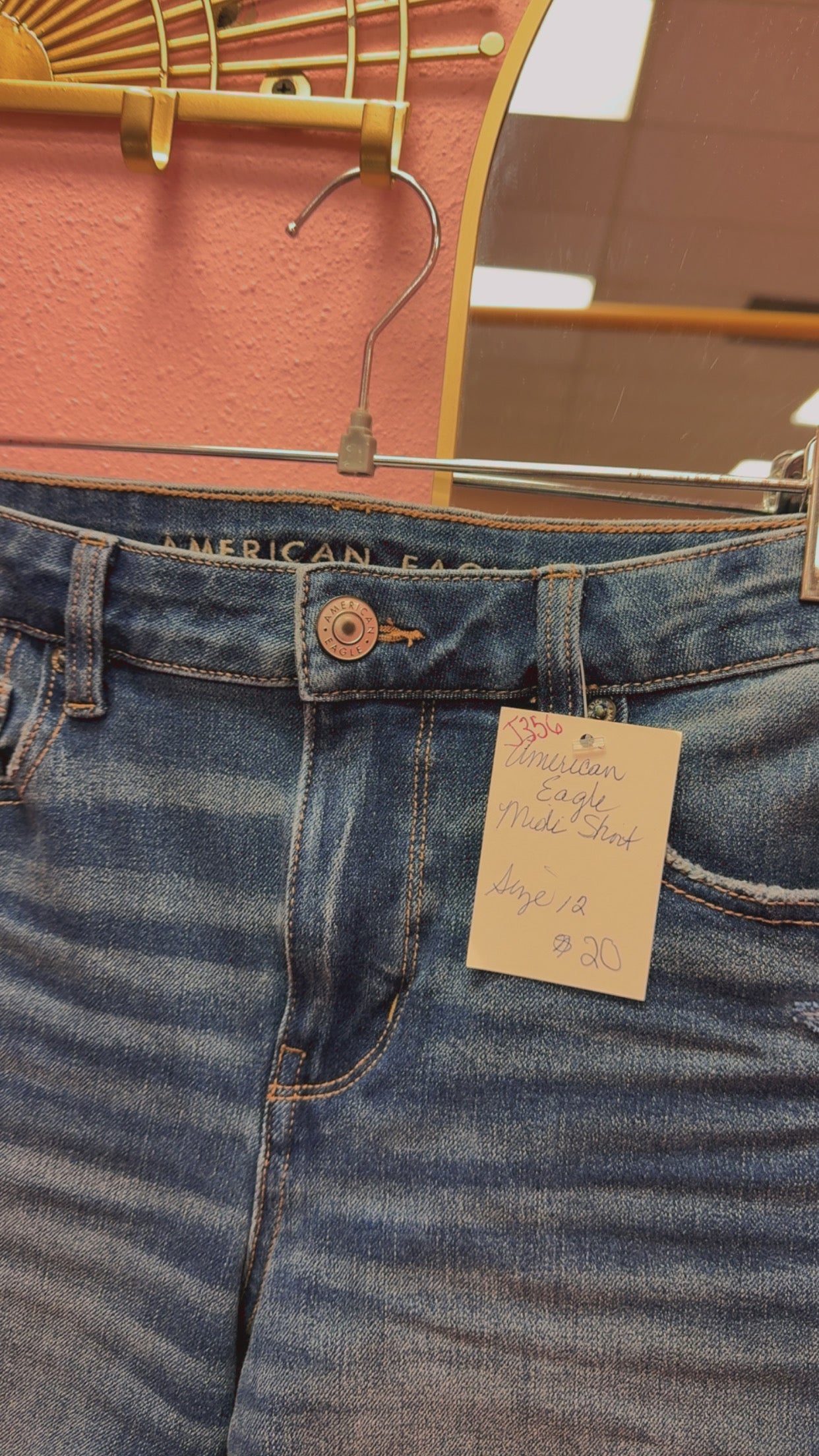 American Eagle Midi Shorts Size 12