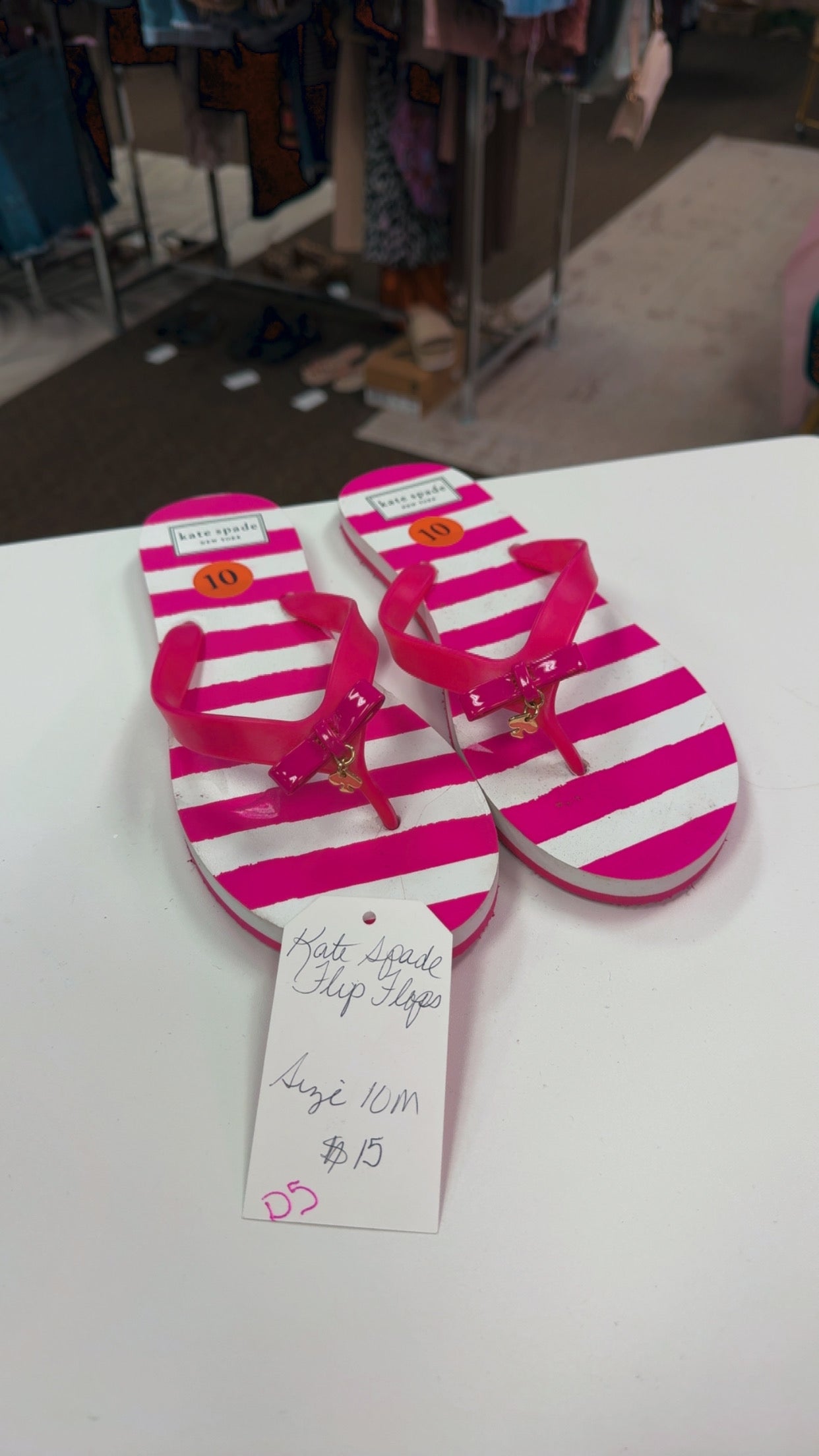 Kate Spade NEW Flip Flops Size 10